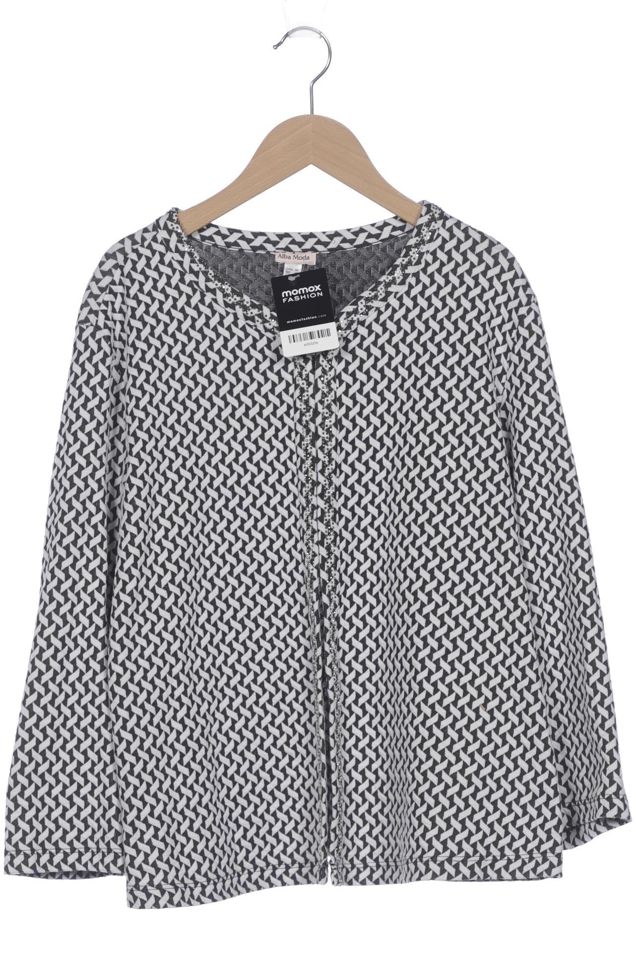 

Alba Moda Damen Strickjacke, weiß, Gr. 46