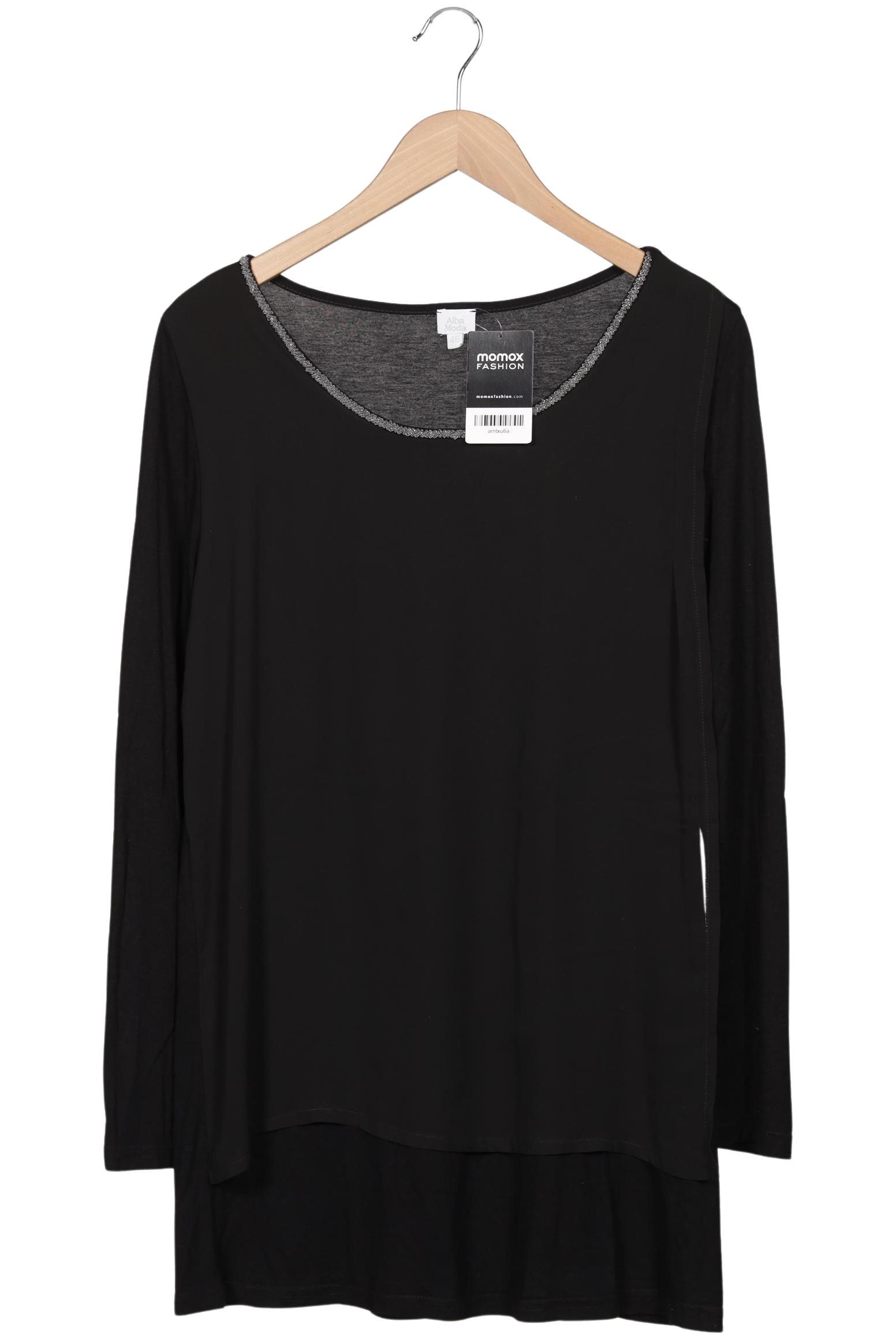 

Alba Moda Damen Langarmshirt, schwarz, Gr. 46