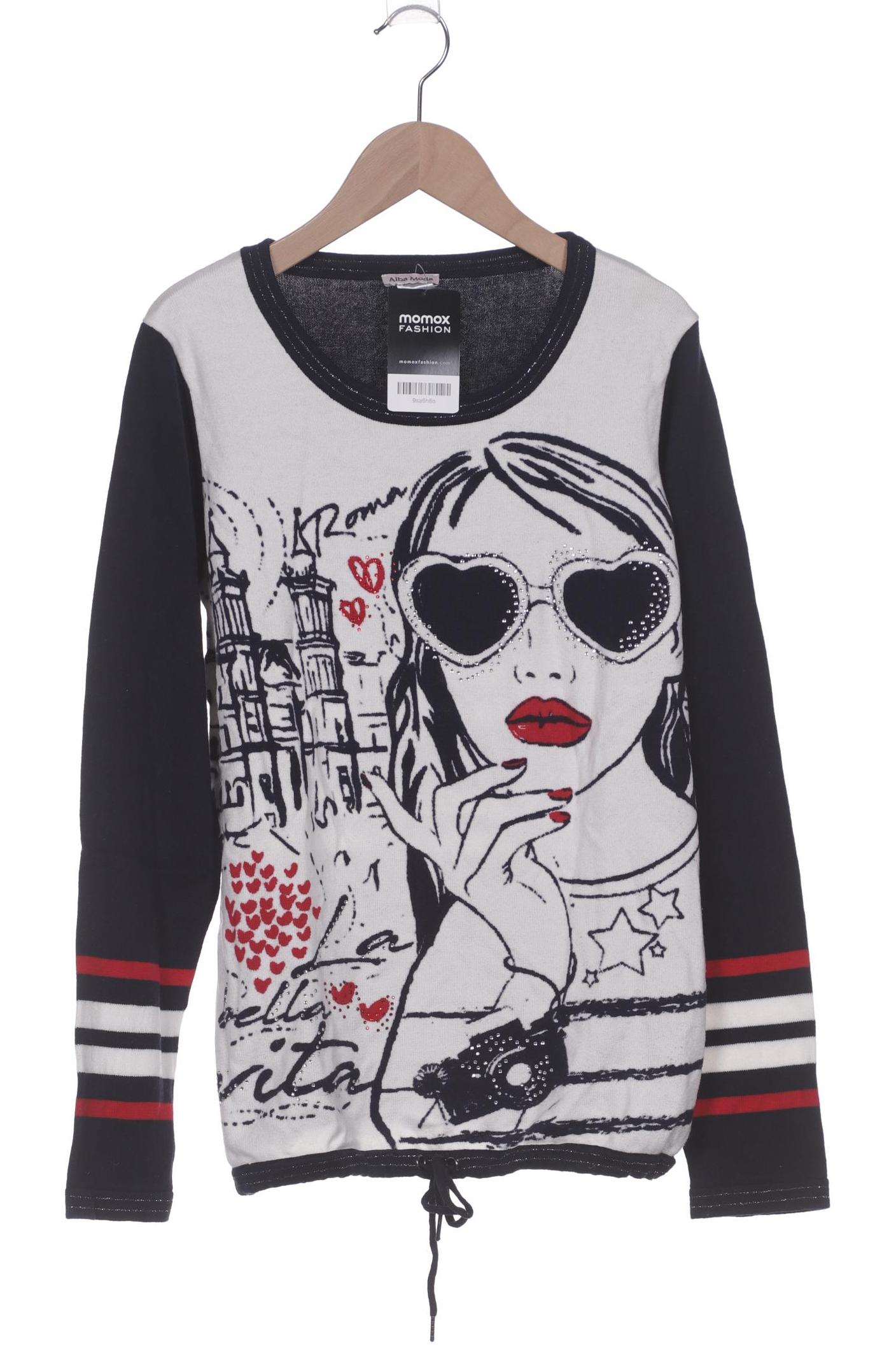 

Alba Moda Damen Pullover, weiß, Gr. 38