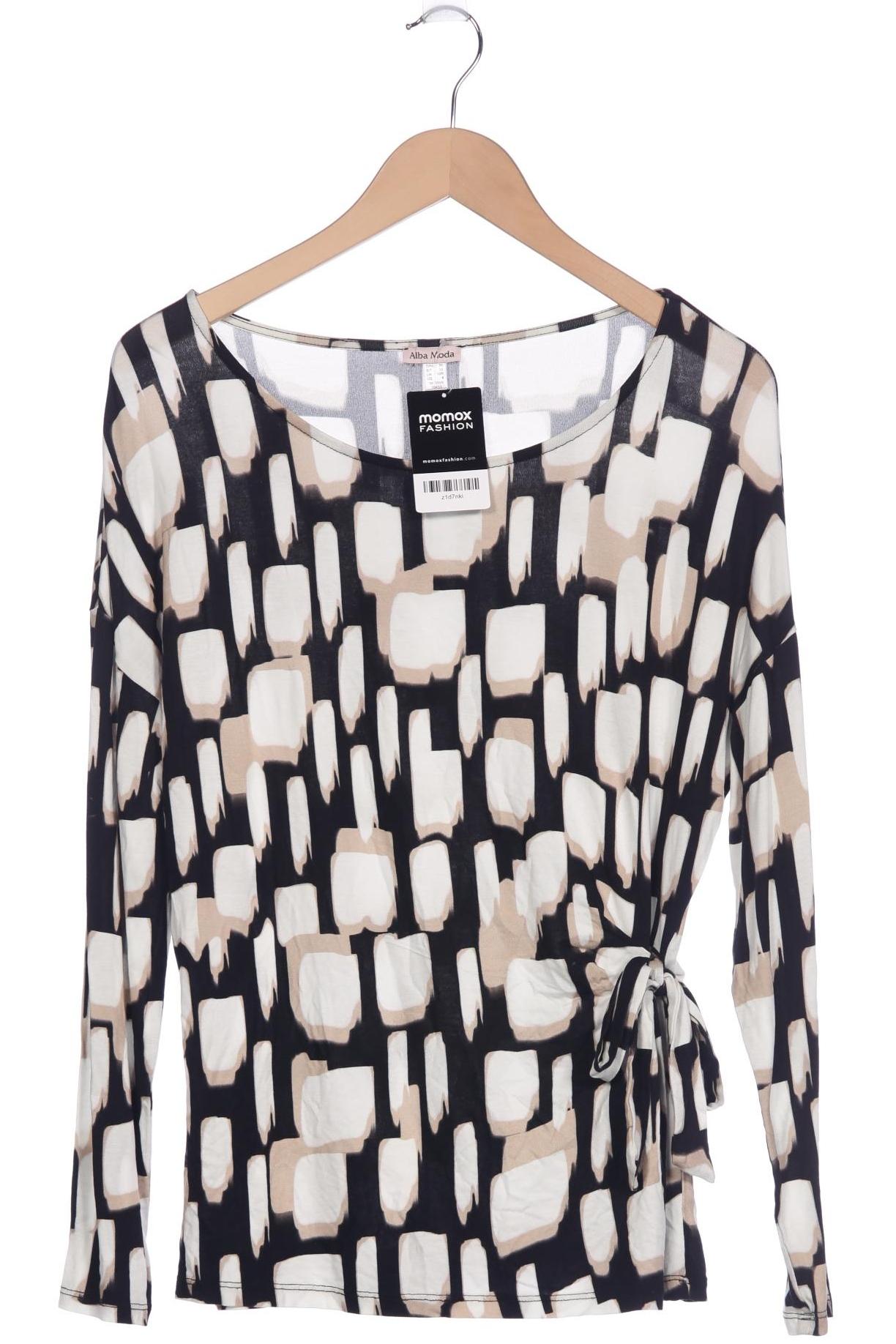 

Alba Moda Damen Langarmshirt, weiß, Gr. 36