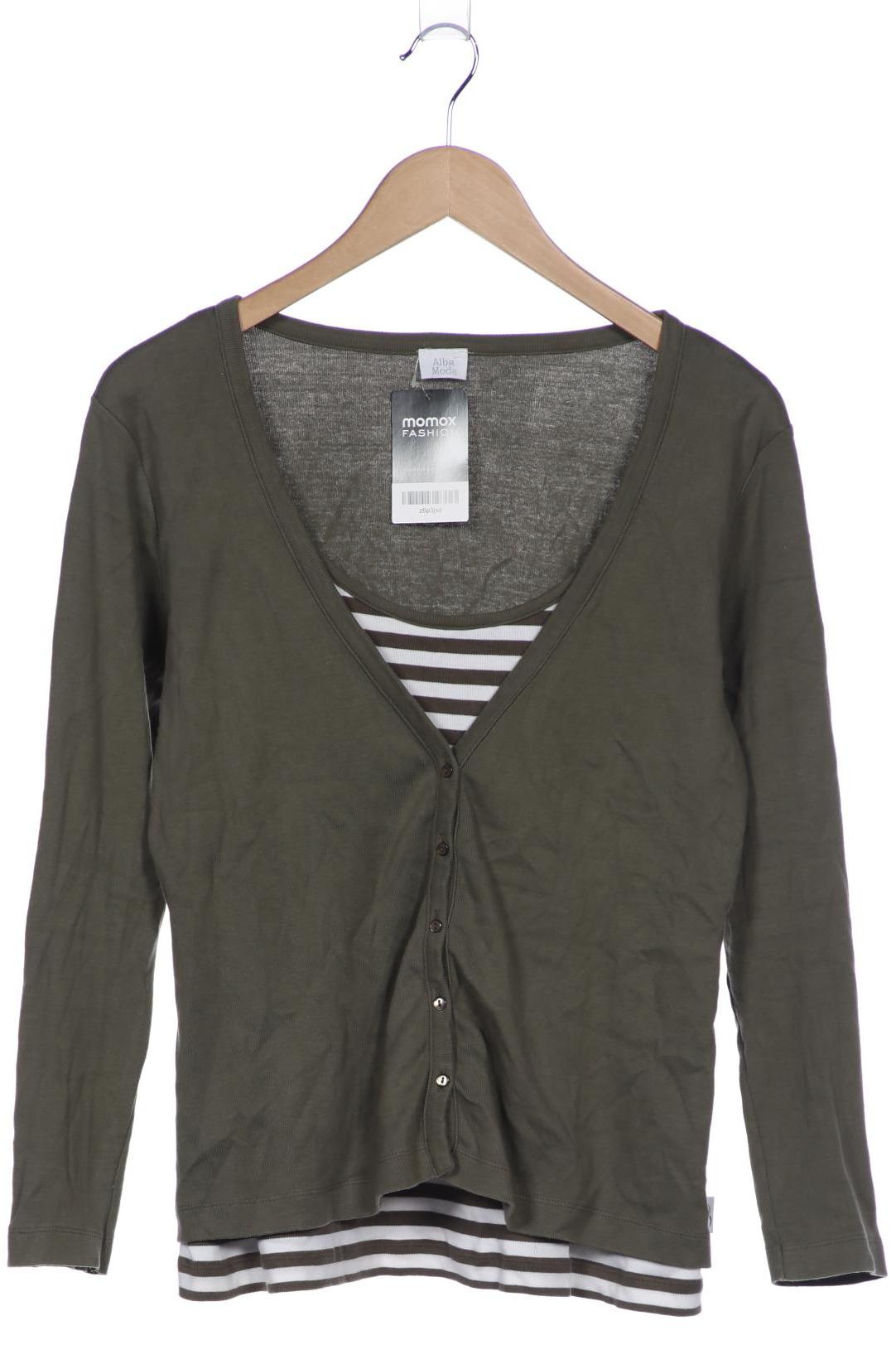 

Alba Moda Damen Strickjacke, grün, Gr. 40