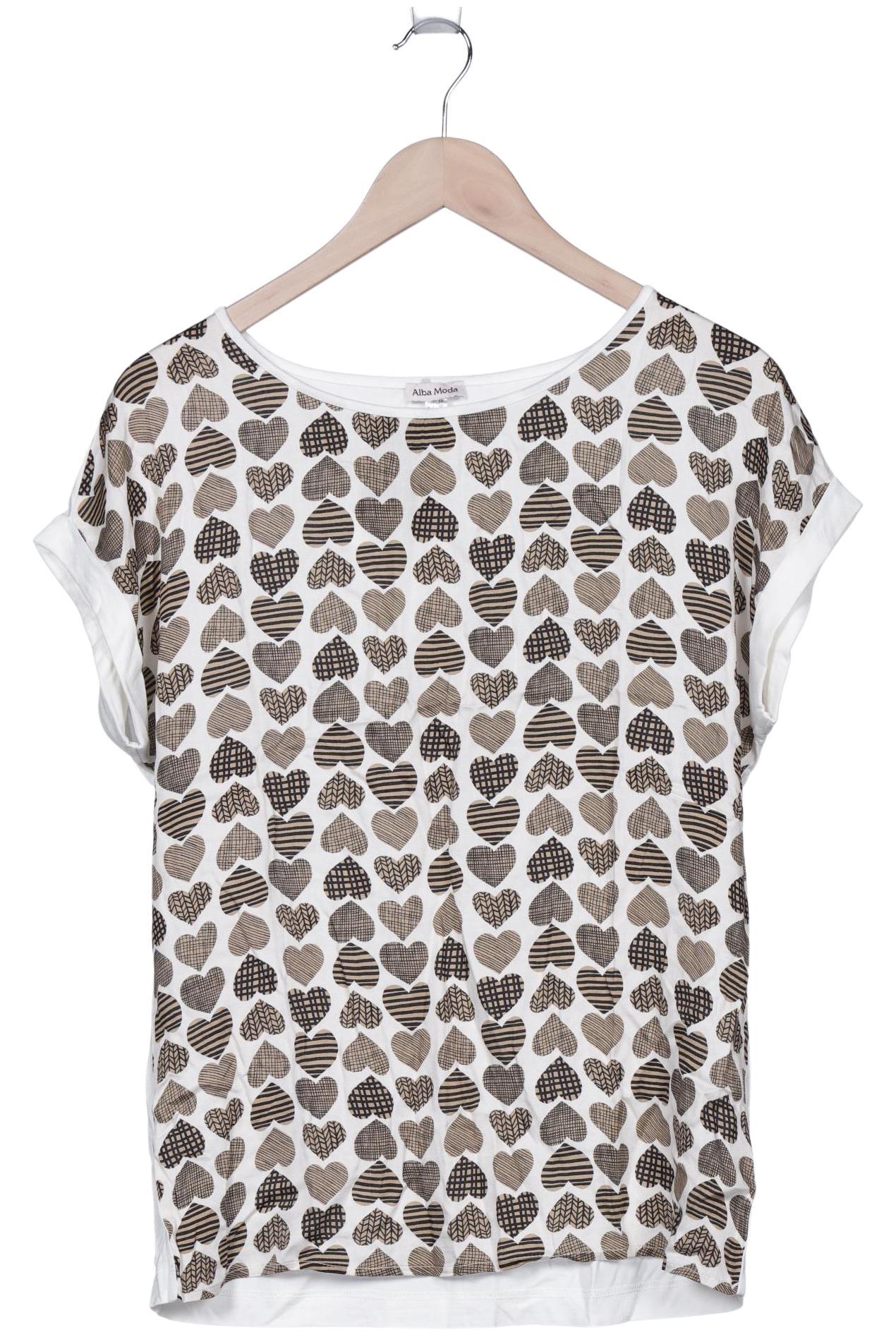 

Alba Moda Damen T-Shirt, weiß, Gr. 38