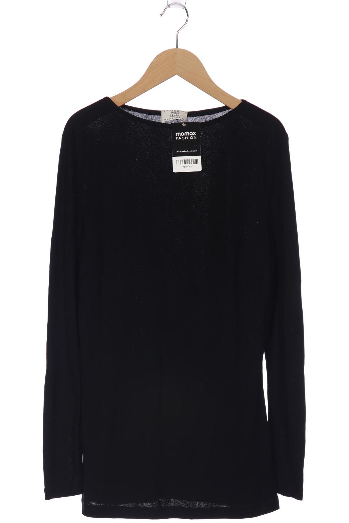 

Alba Moda Damen Langarmshirt, schwarz, Gr. 40