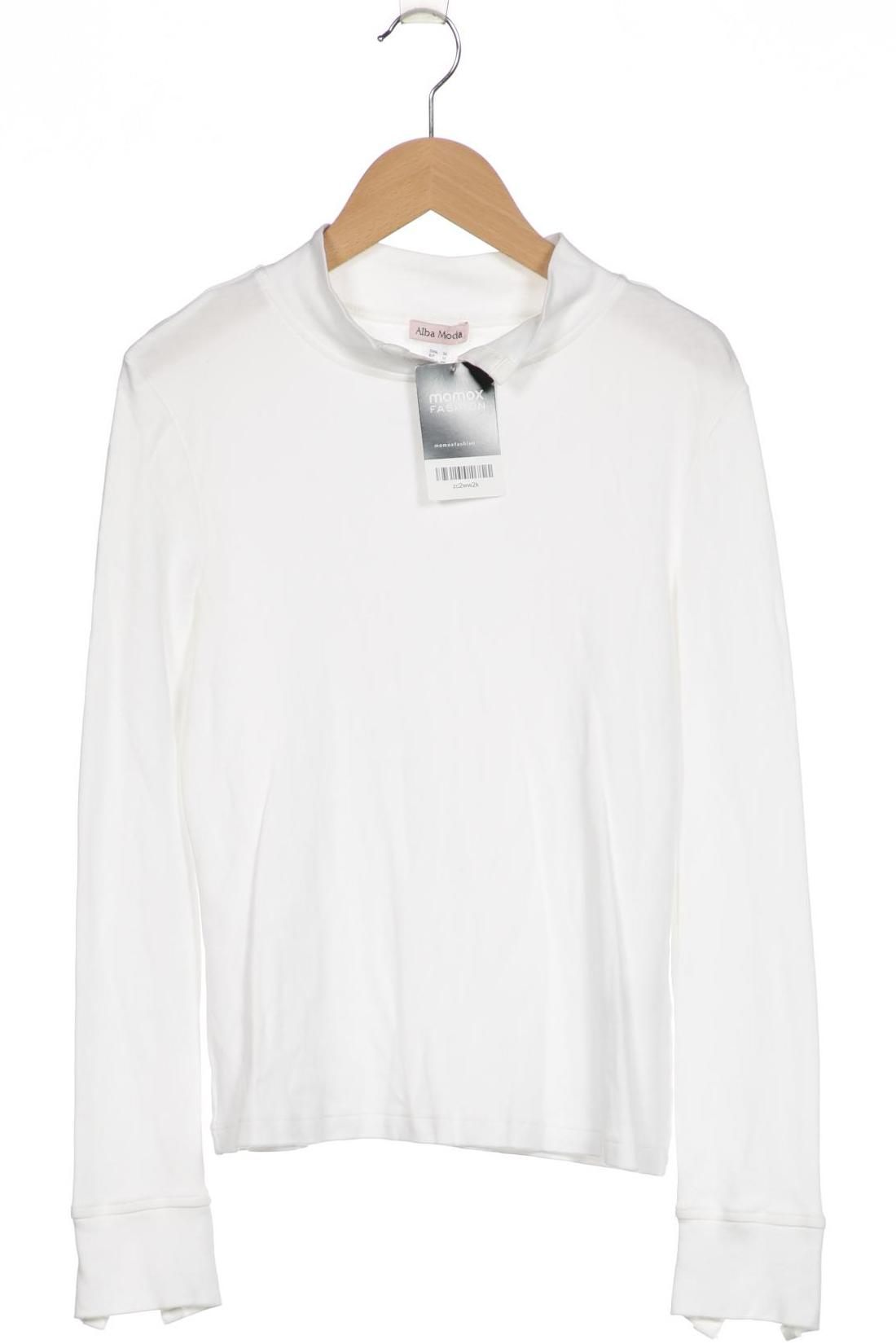 

Alba Moda Damen Langarmshirt, weiß