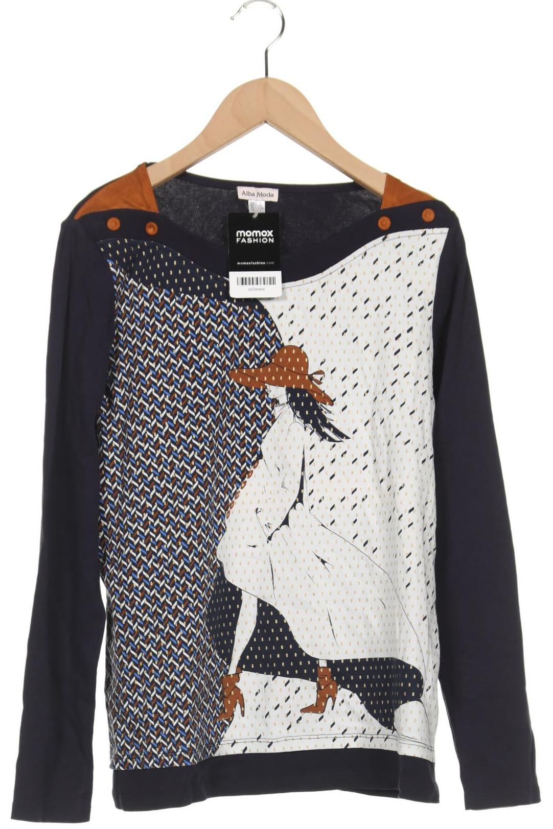 

Alba Moda Damen Langarmshirt, marineblau