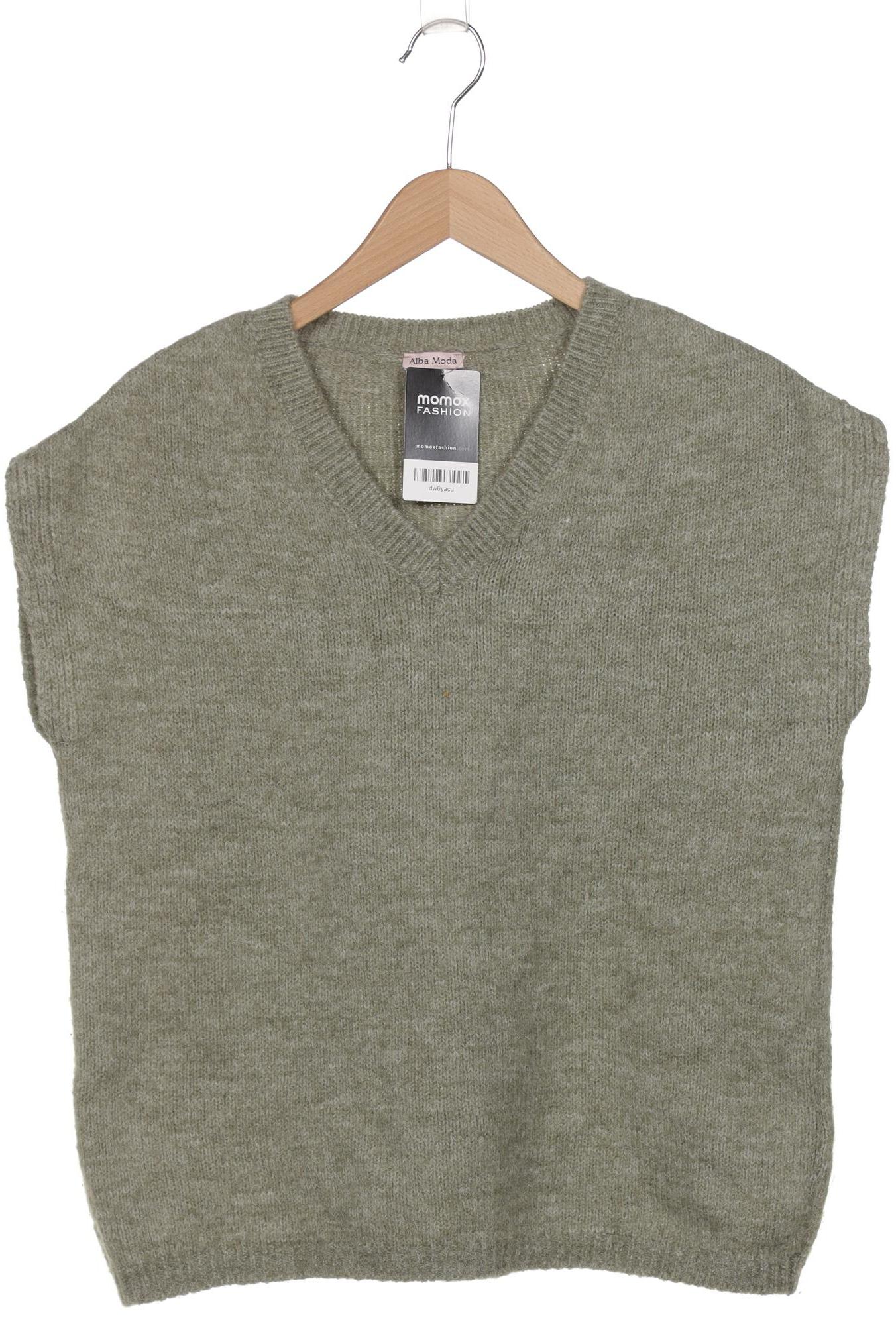 

Alba Moda Damen Pullover, grün, Gr. 34