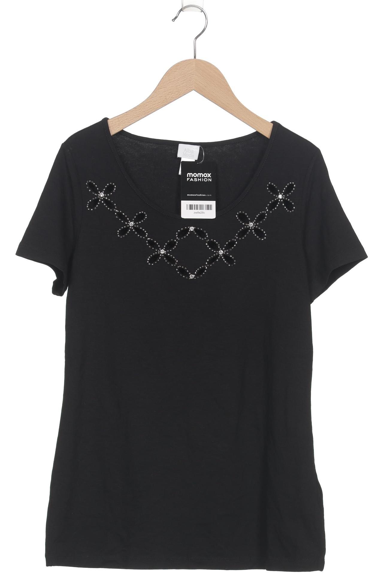 

Alba Moda Damen T-Shirt, schwarz, Gr. 36