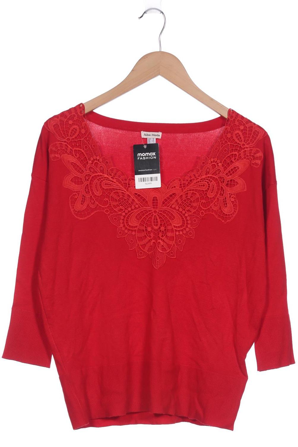 

Alba Moda Damen Pullover, rot, Gr. 36