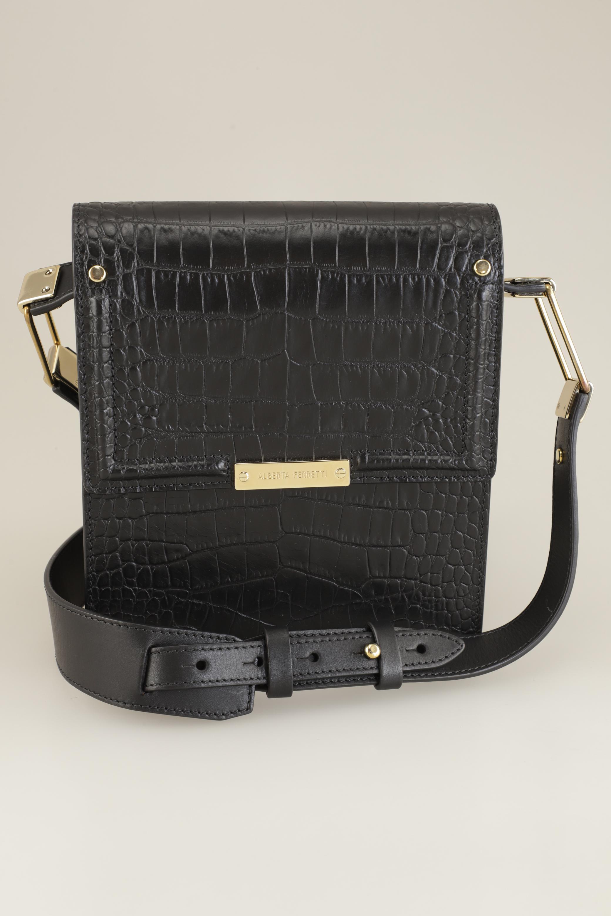 

Alberta Ferretti Damen Handtasche, schwarz, Gr.