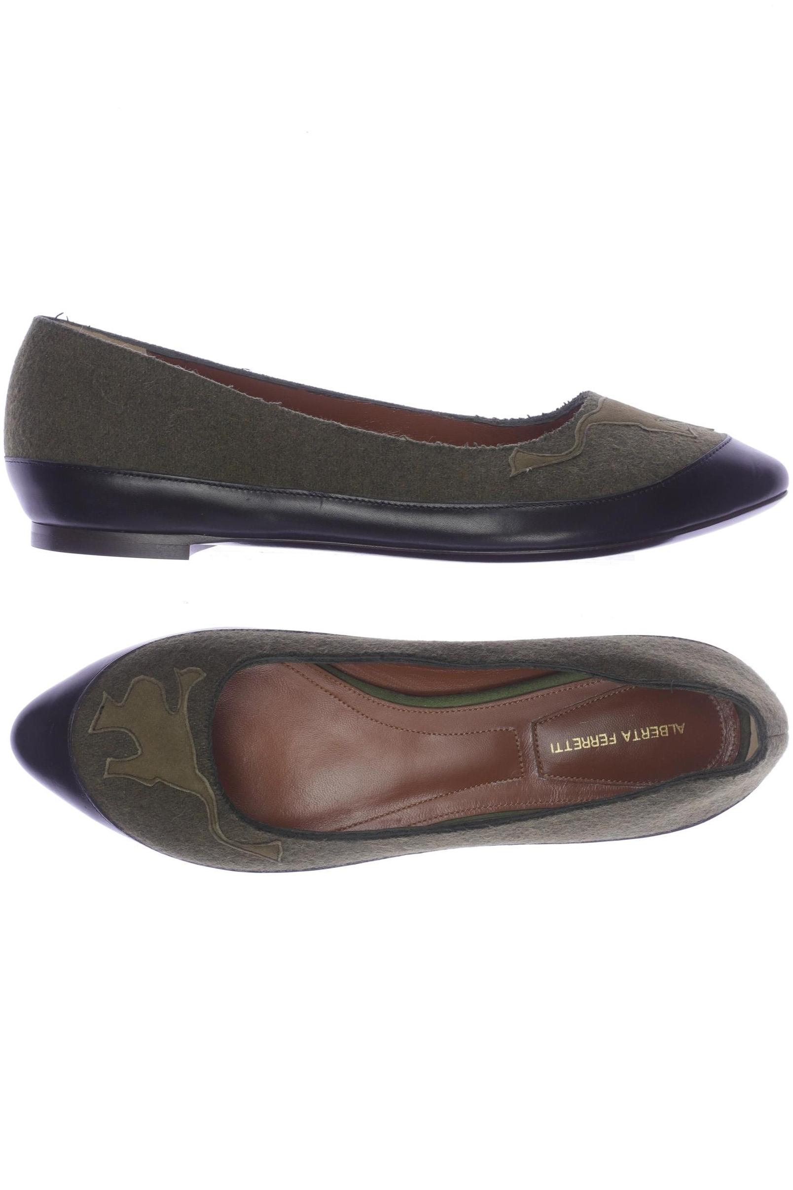 

Alberta Ferretti Damen Ballerinas, grün, Gr. 37