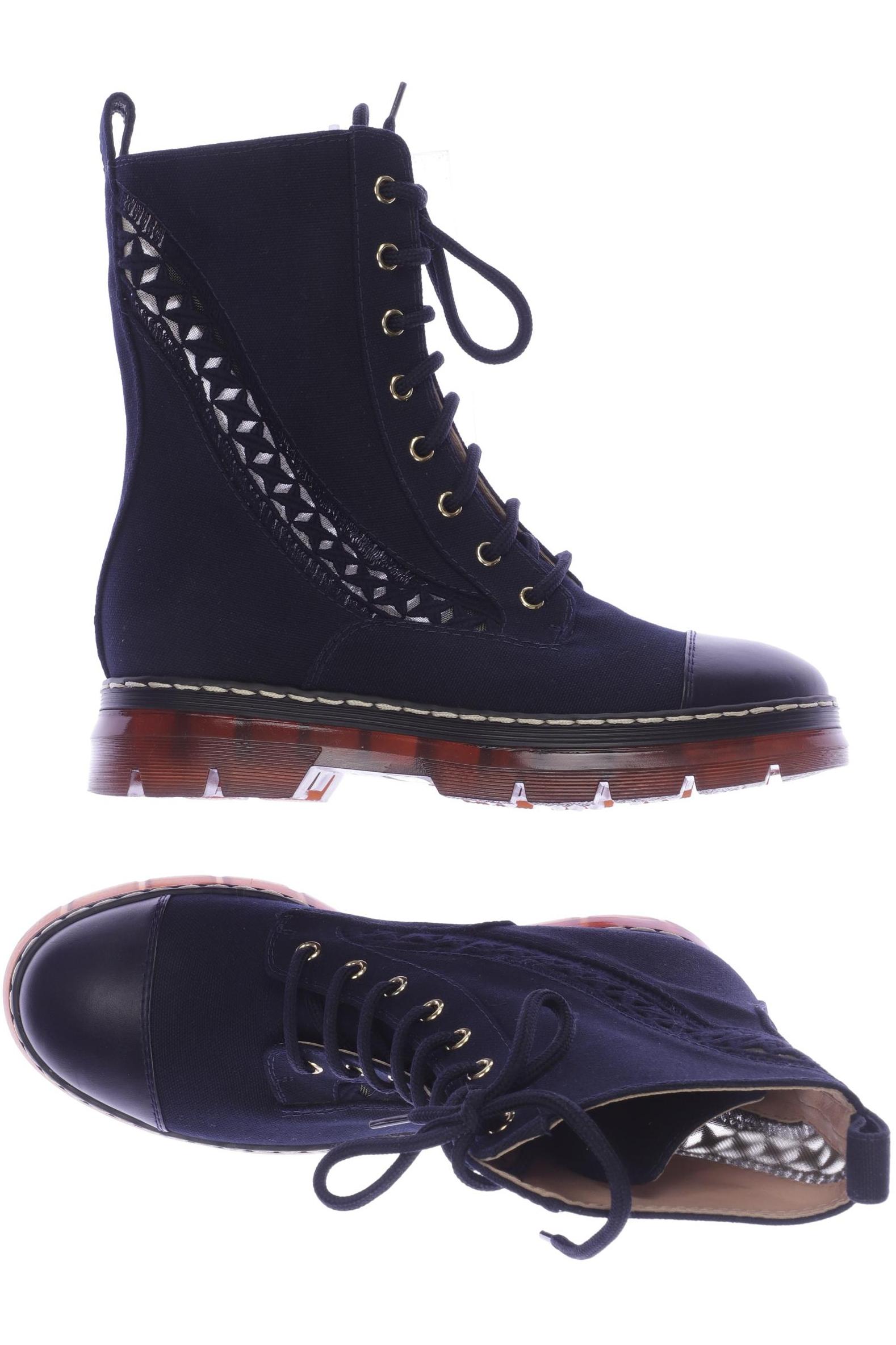 

Alberta Ferretti Damen Stiefelette, marineblau, Gr. 38