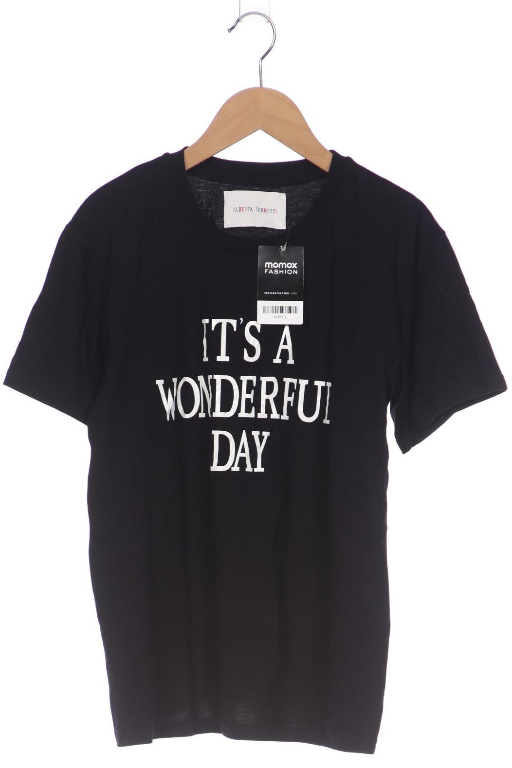 

Alberta Ferretti Damen T-Shirt, schwarz, Gr. 36
