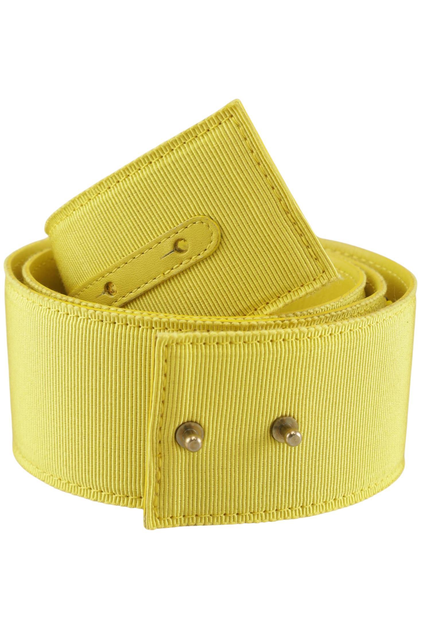 

Alberta Ferretti Damen Gürtel, gelb, Gr. 80