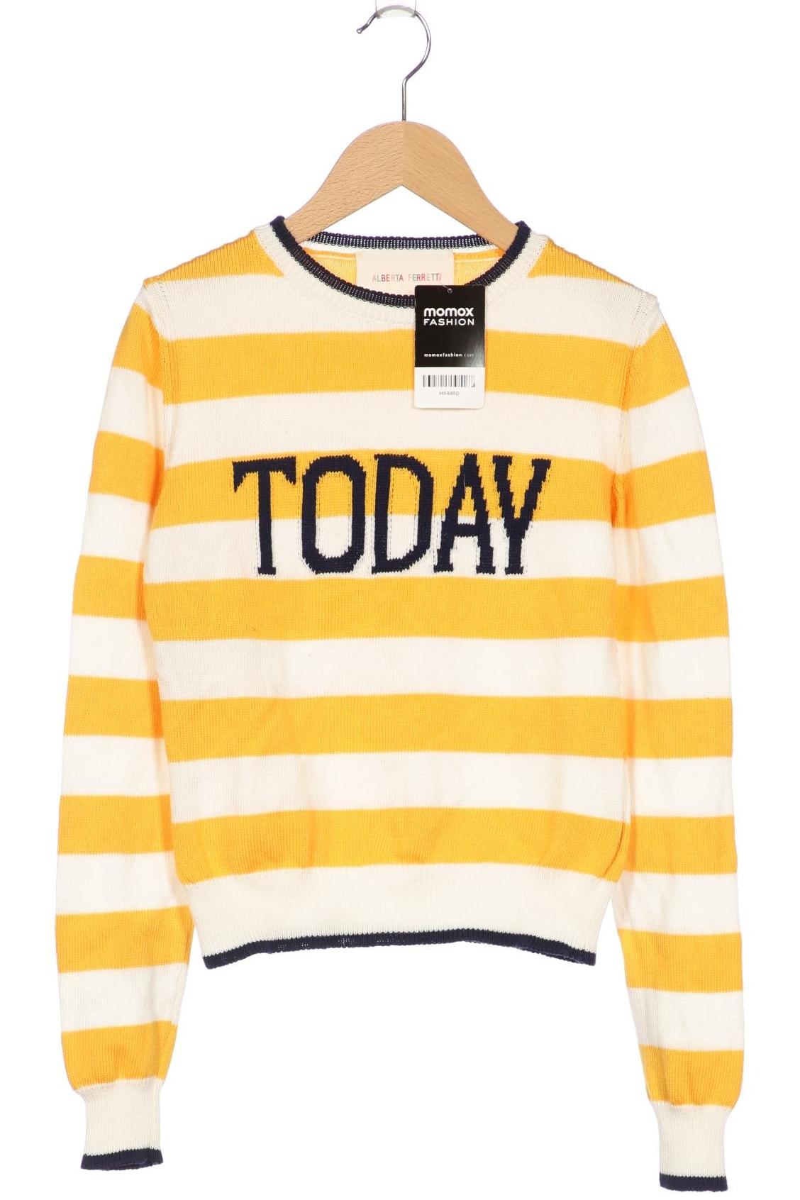 

Alberta Ferretti Damen Pullover, gelb, Gr. 34