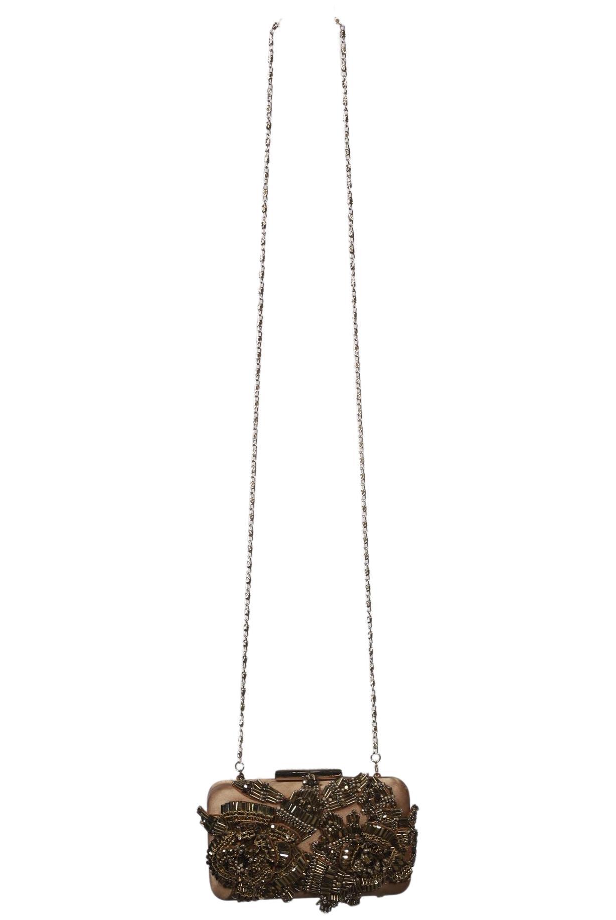 

Alberta Ferretti Damen Handtasche, beige, Gr.