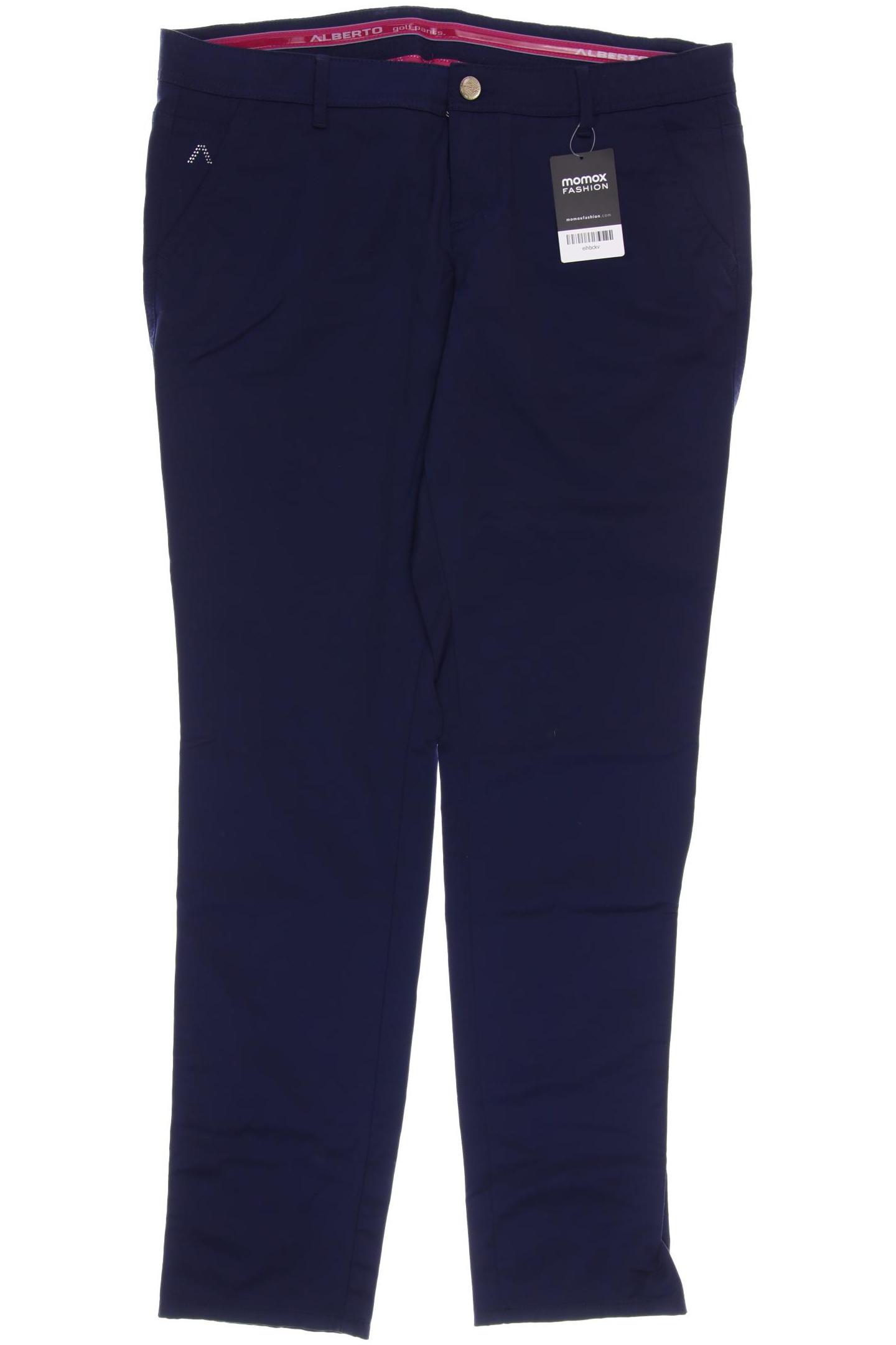 

Alberto Damen Stoffhose, marineblau, Gr. 42