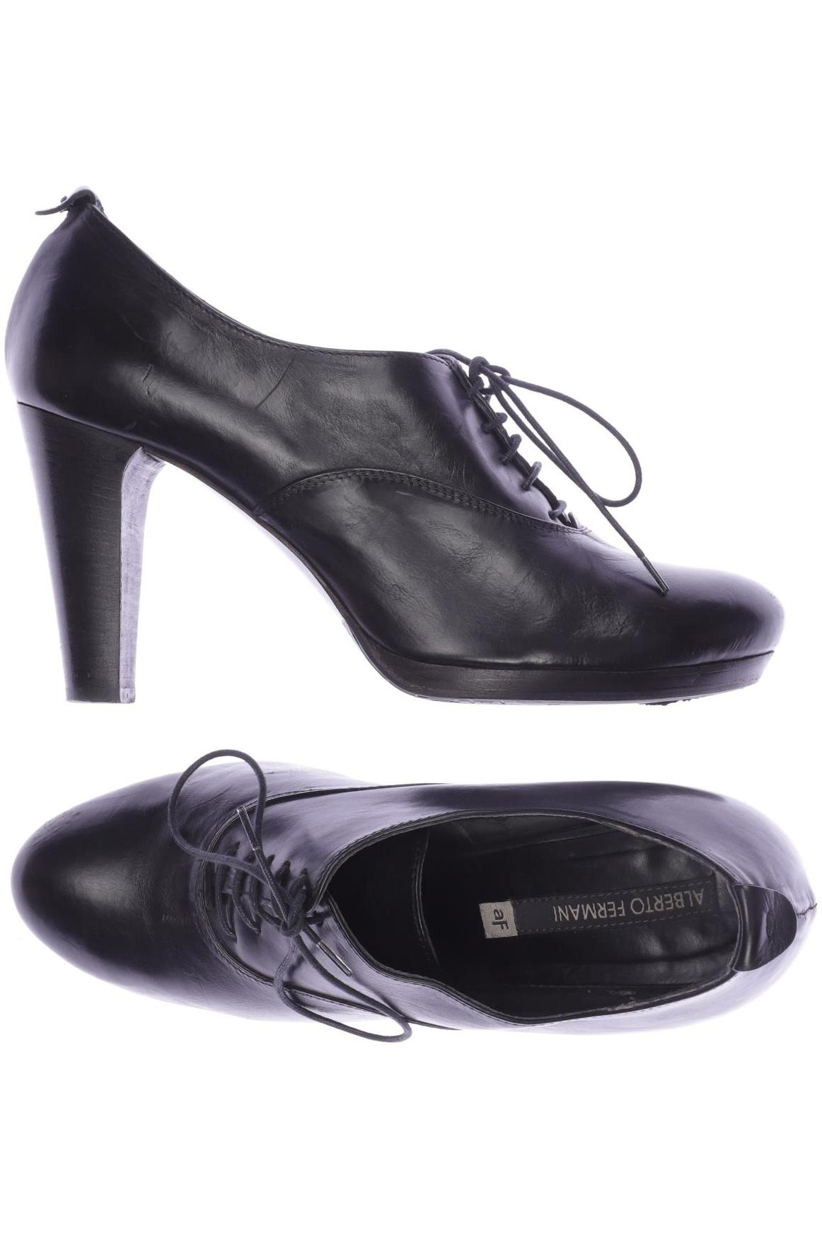 

Alberto Fermani Damen Halbschuh, schwarz