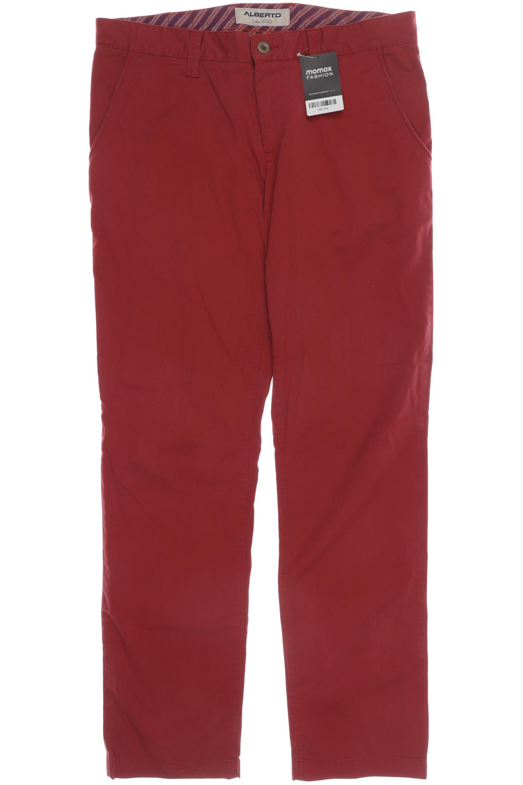 

Alberto Herren Stoffhose, rot, Gr. 34