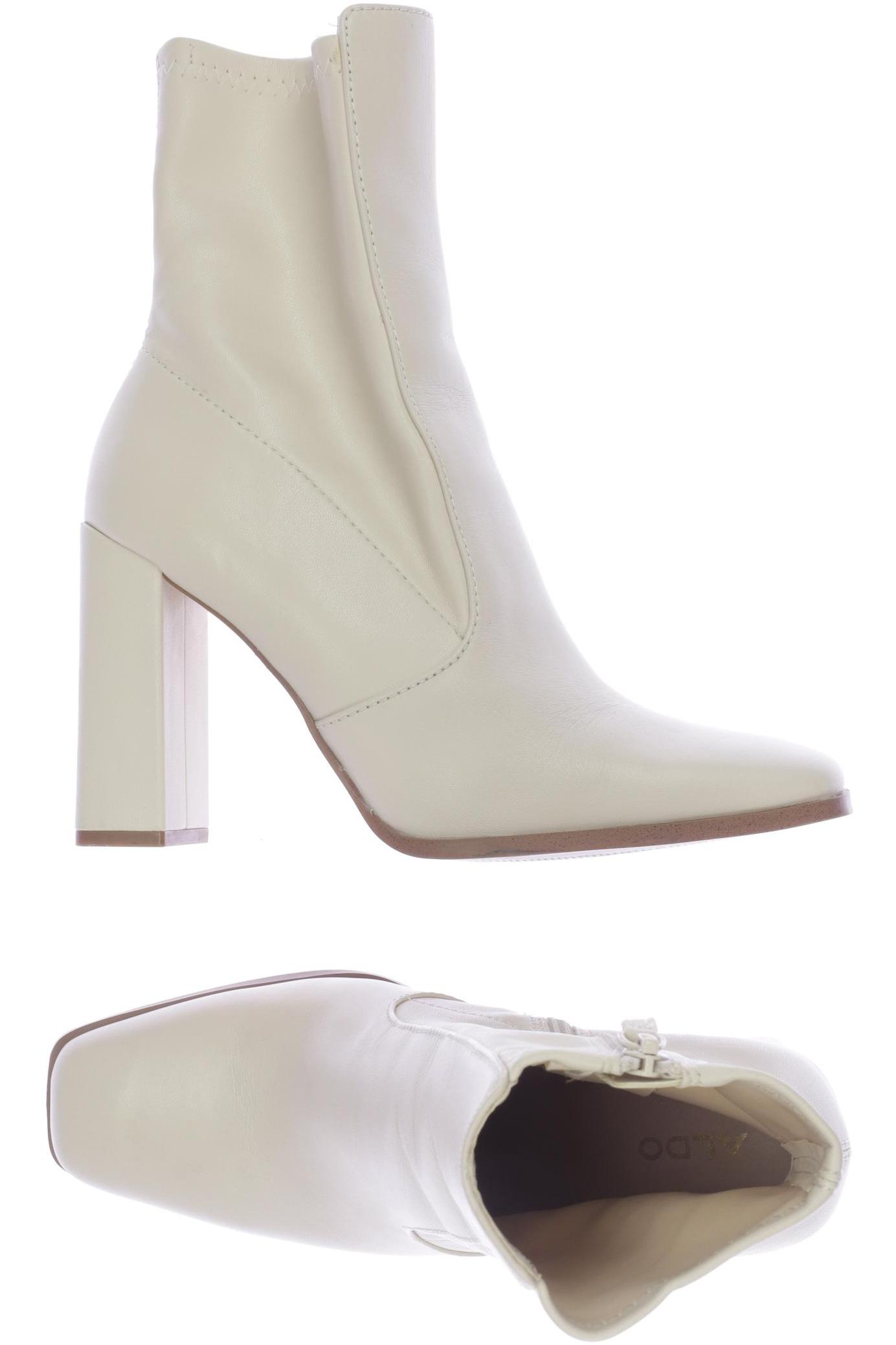 

Aldo Damen Stiefelette, cremeweiß