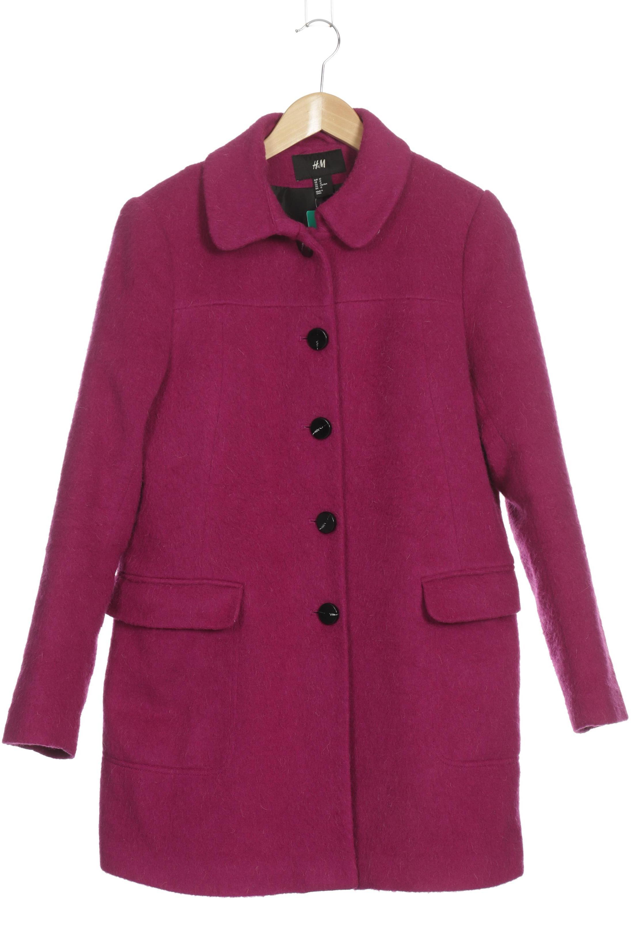 

H&M Damen Mantel, lila, Gr. 42