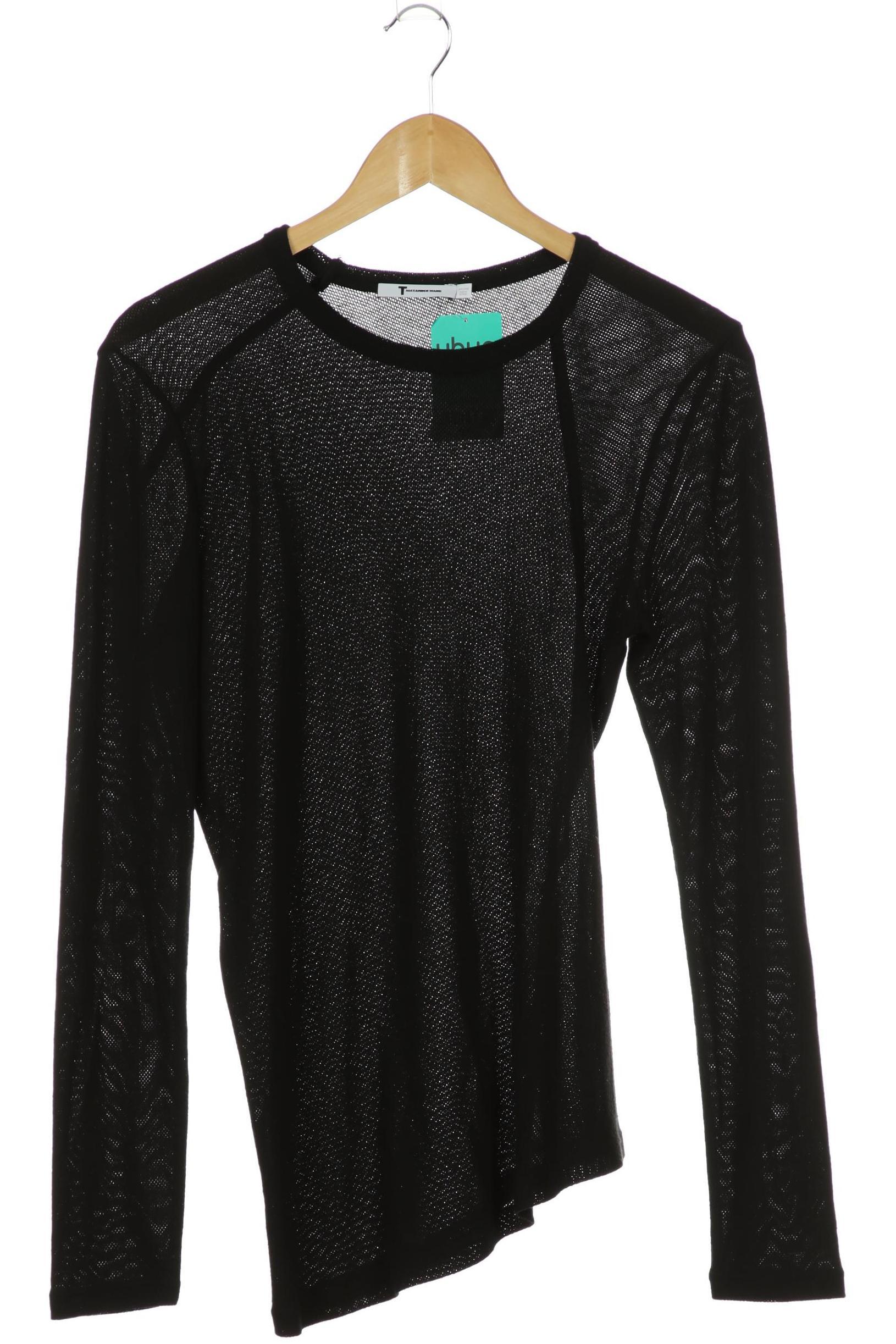 

T by Alexander Wang Damen Langarmshirt, schwarz, Gr.