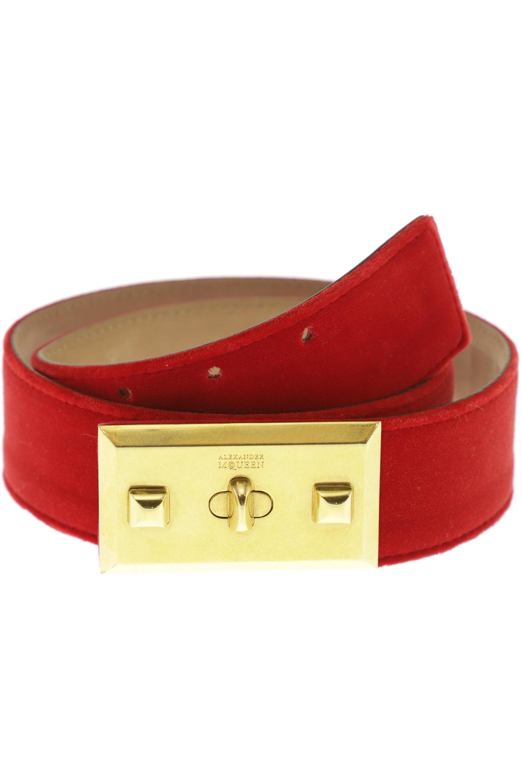 

Alexander McQueen Damen Gürtel, rot, Gr. 75
