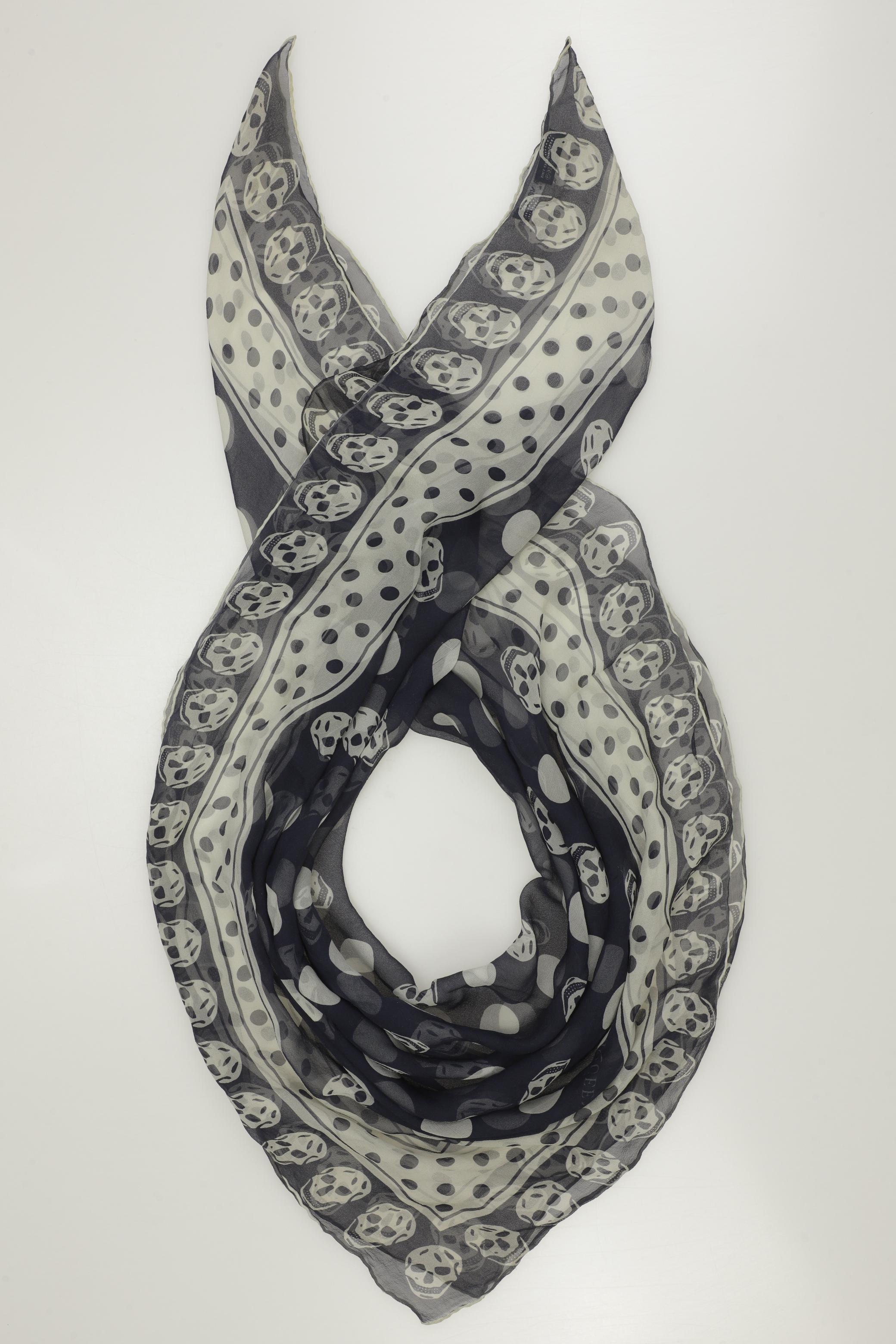 Thumbnail - Alexander McQueen Damen Schal, marineblau, Gr.