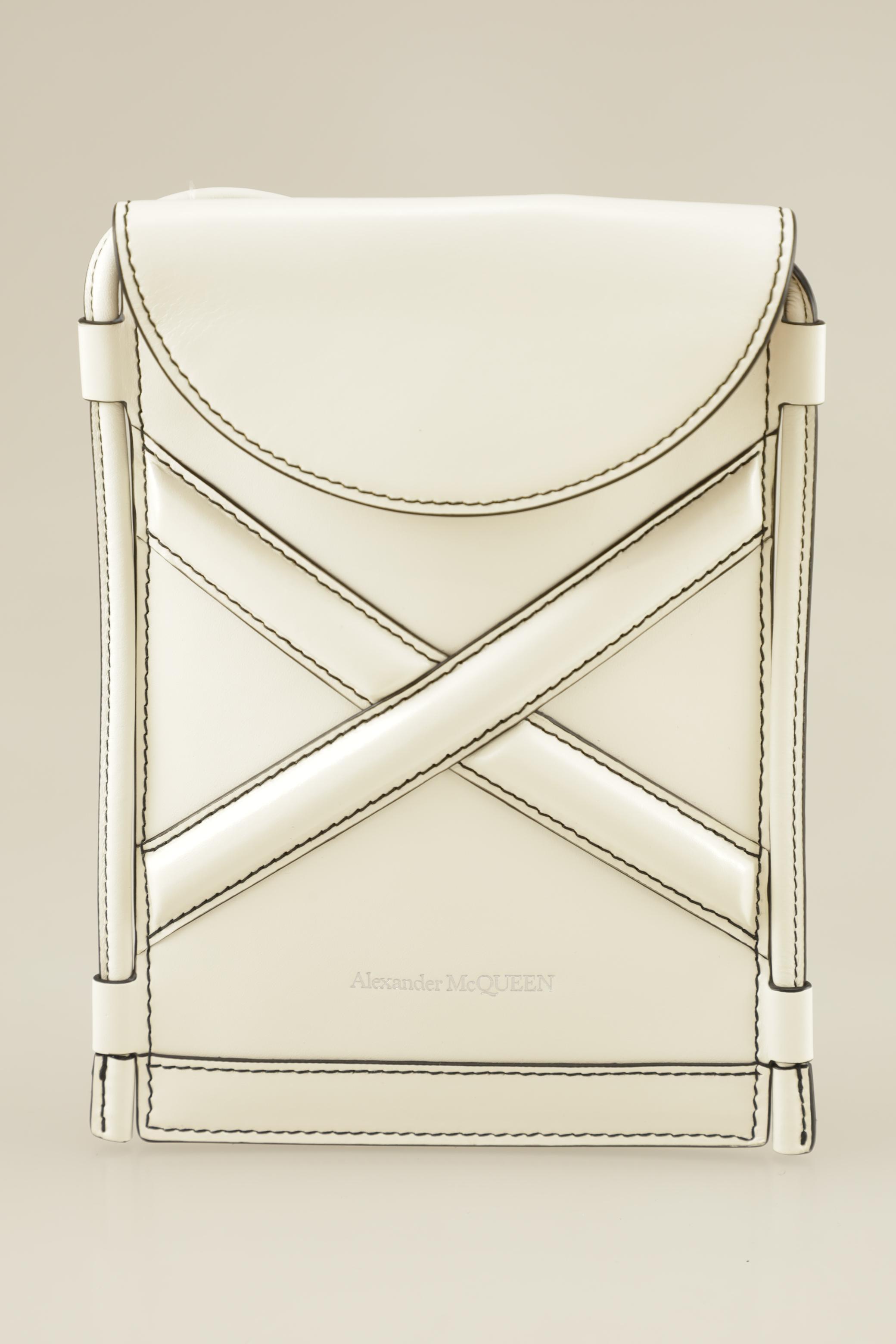 

Alexander McQueen Damen Handtasche, cremeweiß, Gr.