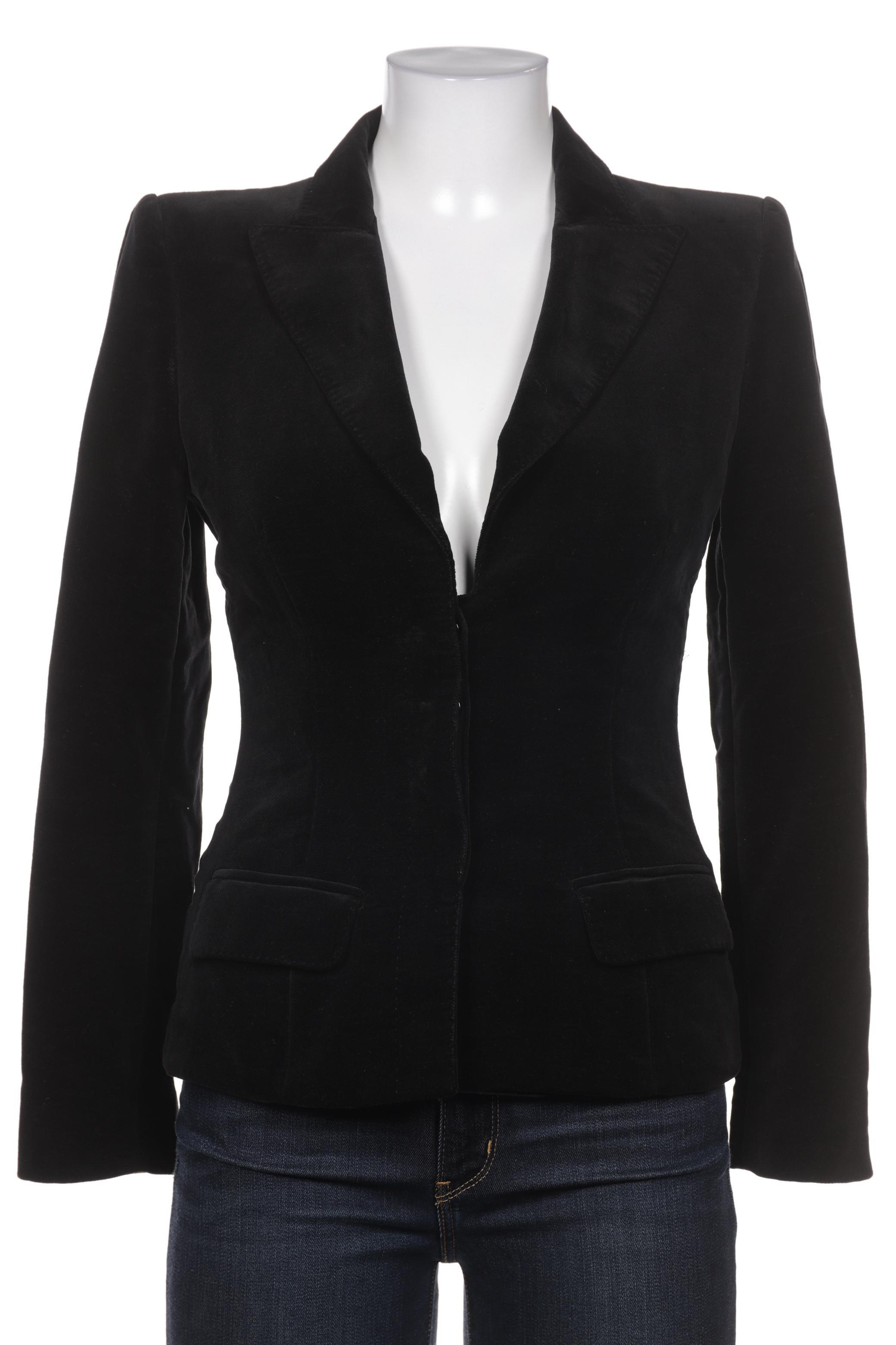 

Alexander McQueen Damen Blazer, schwarz, Gr. 40