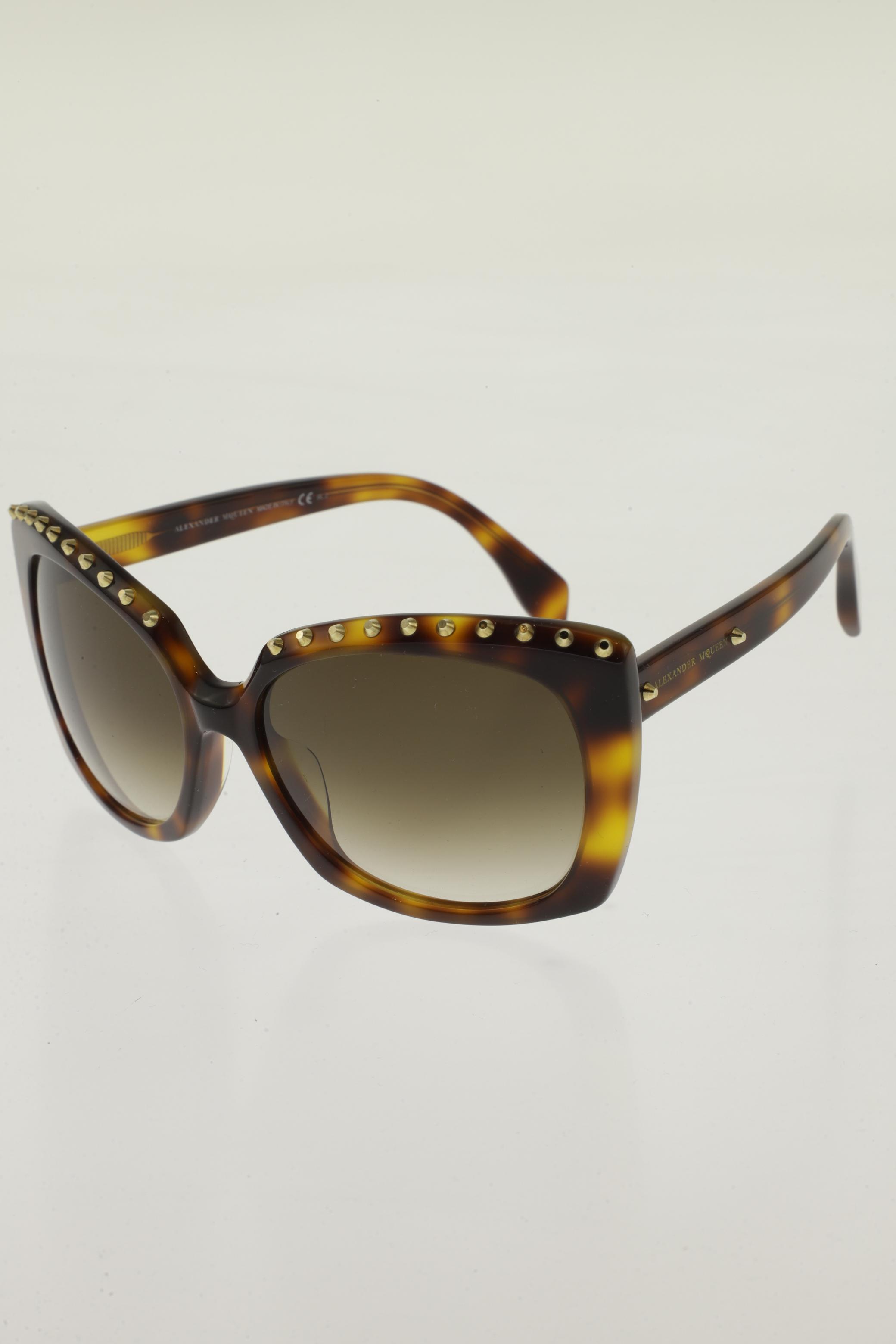 

Alexander McQueen Damen Sonnenbrille, braun, Gr.