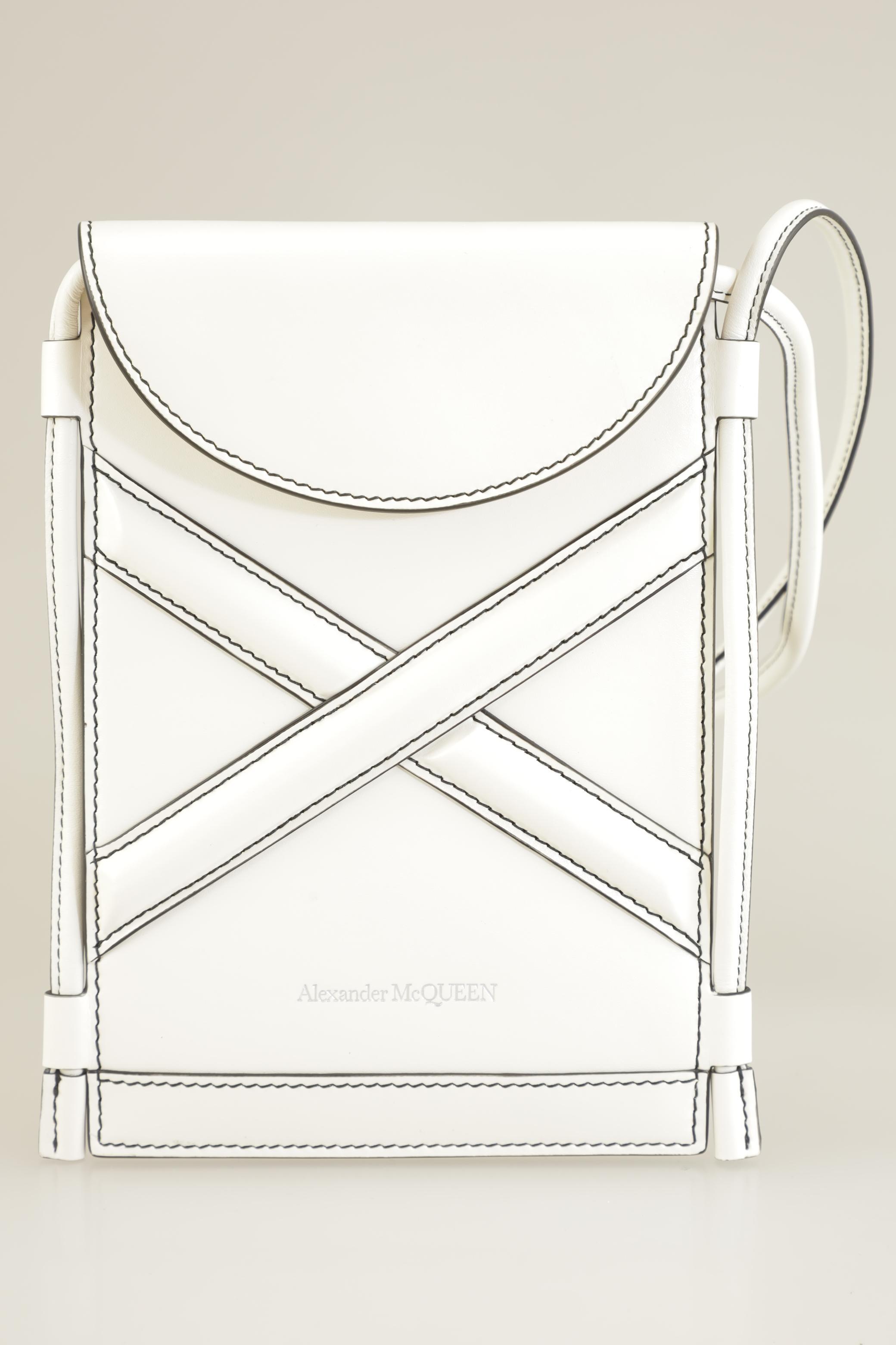 

Alexander McQueen Damen Handtasche, cremeweiß, Gr.