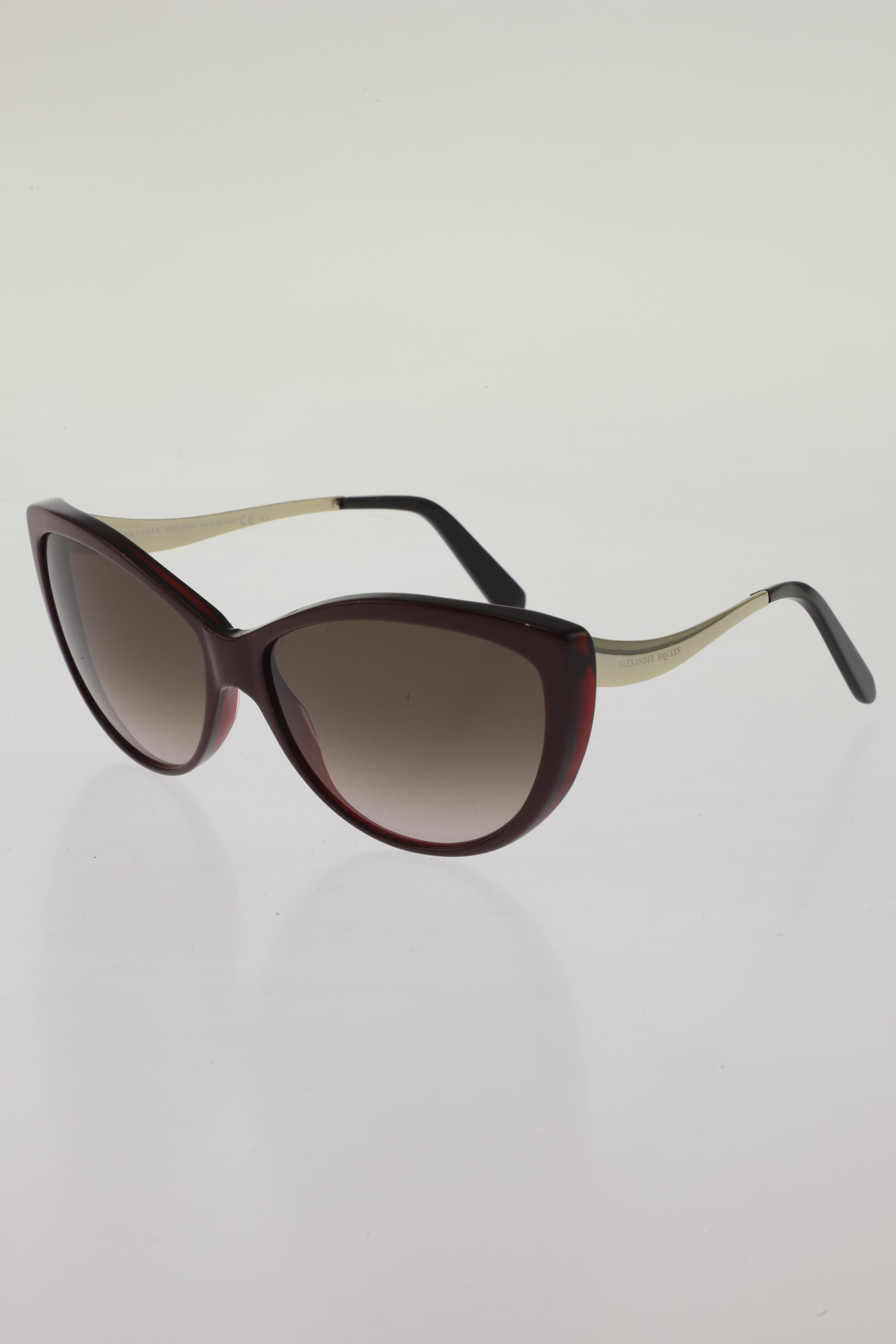 

Alexander McQueen Damen Sonnenbrille, bordeaux, Gr.