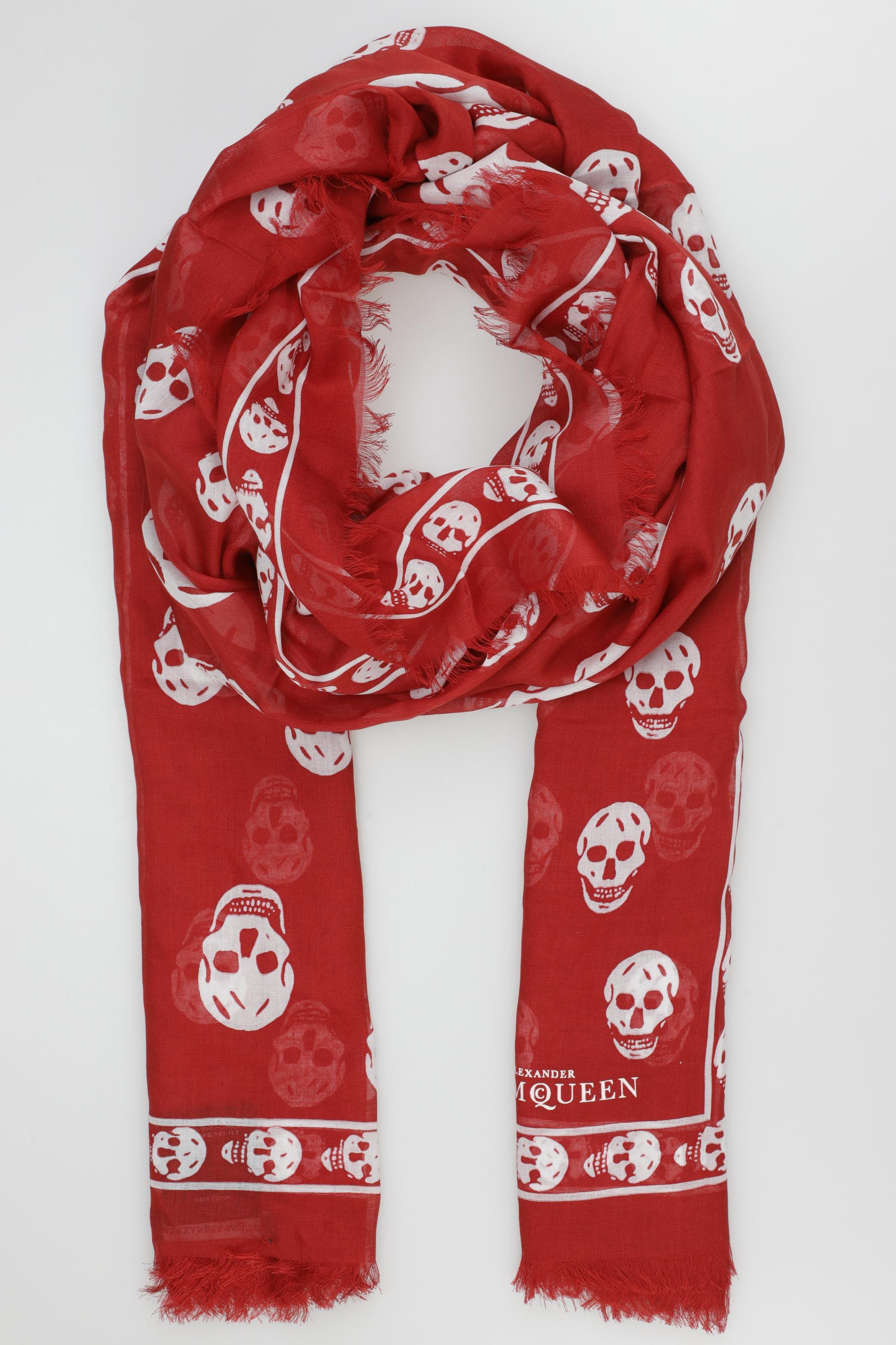 

Alexander McQueen Damen Schal, rot, Gr.