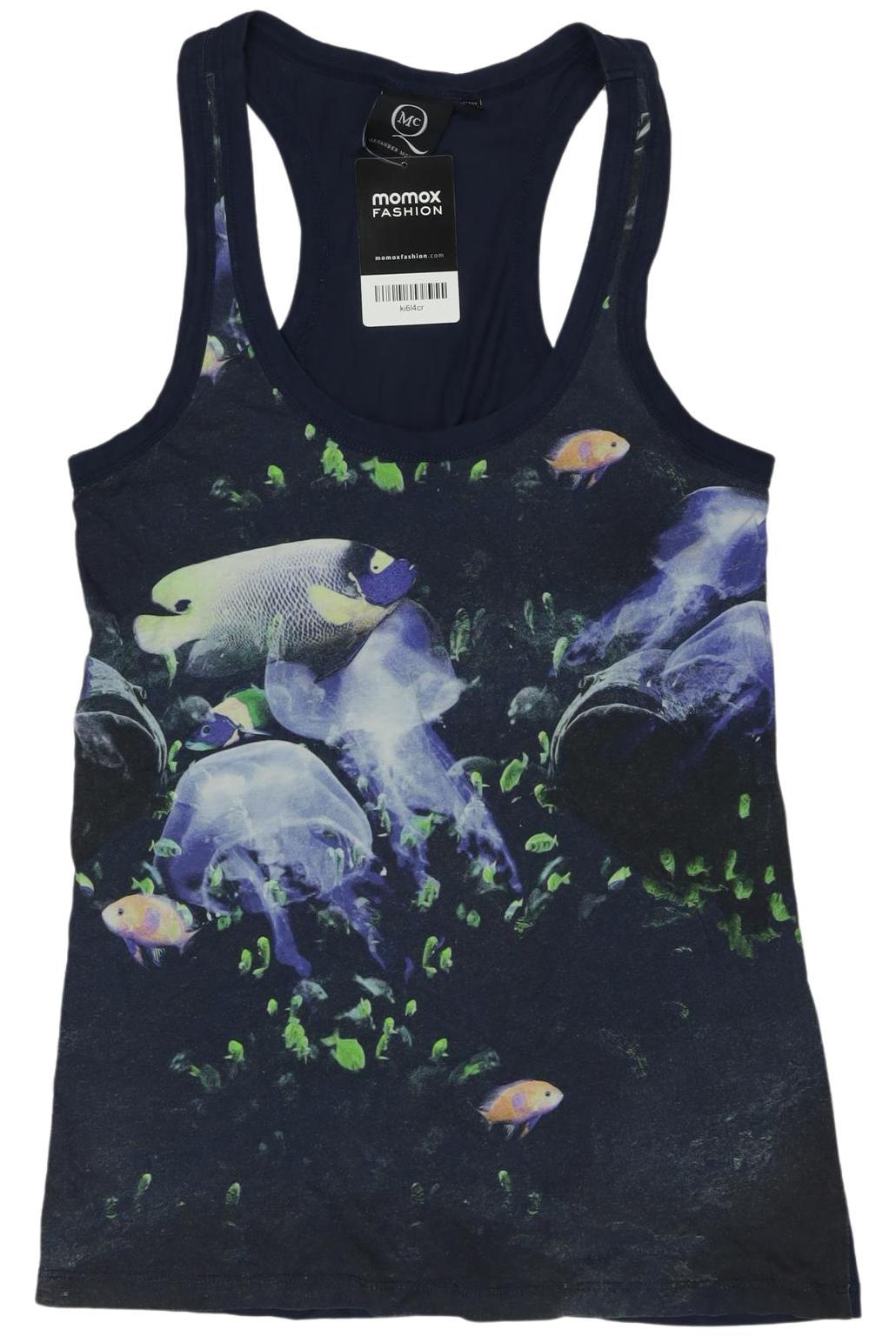 

Alexander McQueen Damen Top, marineblau, Gr. 40