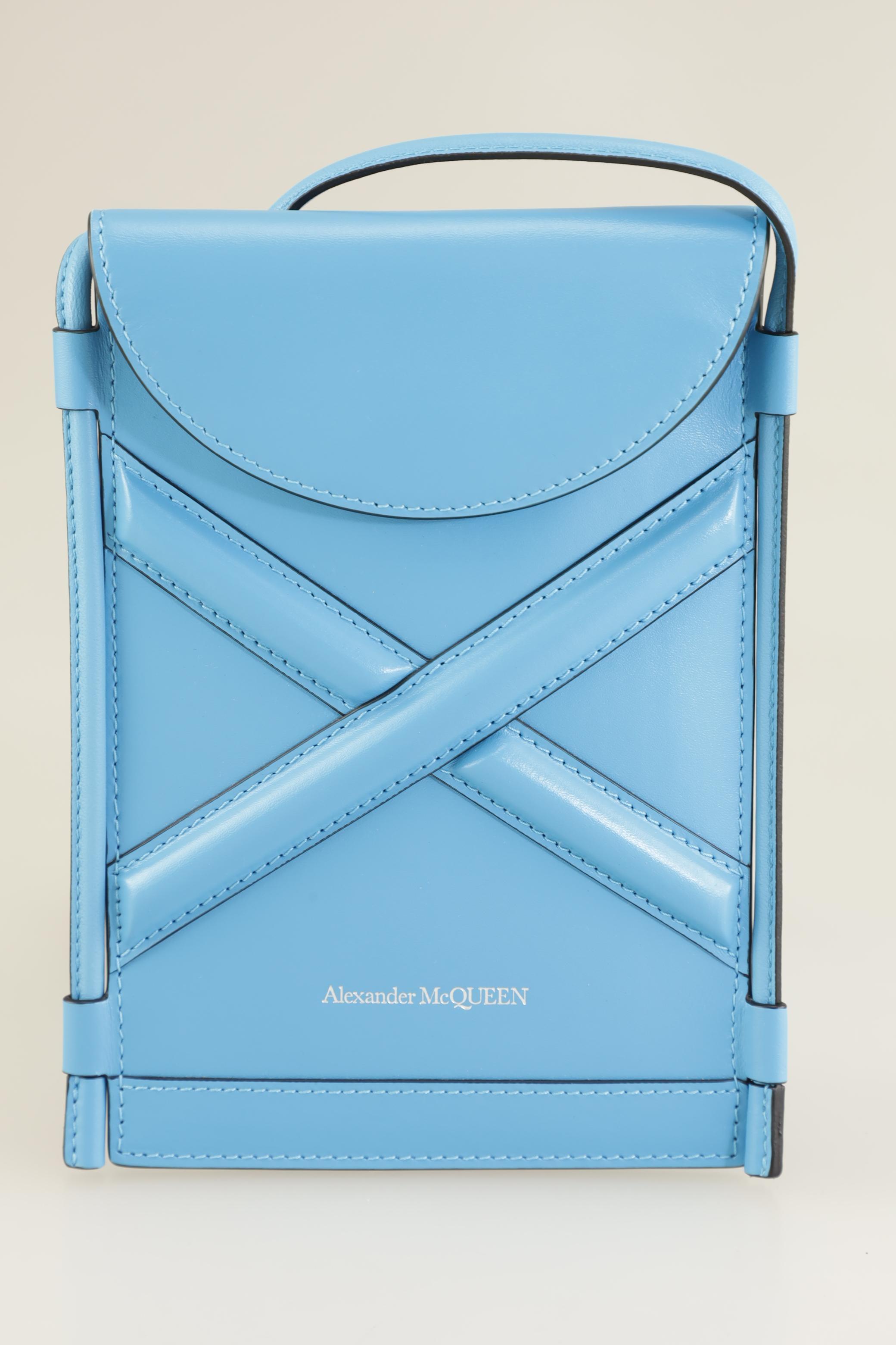 

Alexander McQueen Damen Handtasche, blau, Gr.
