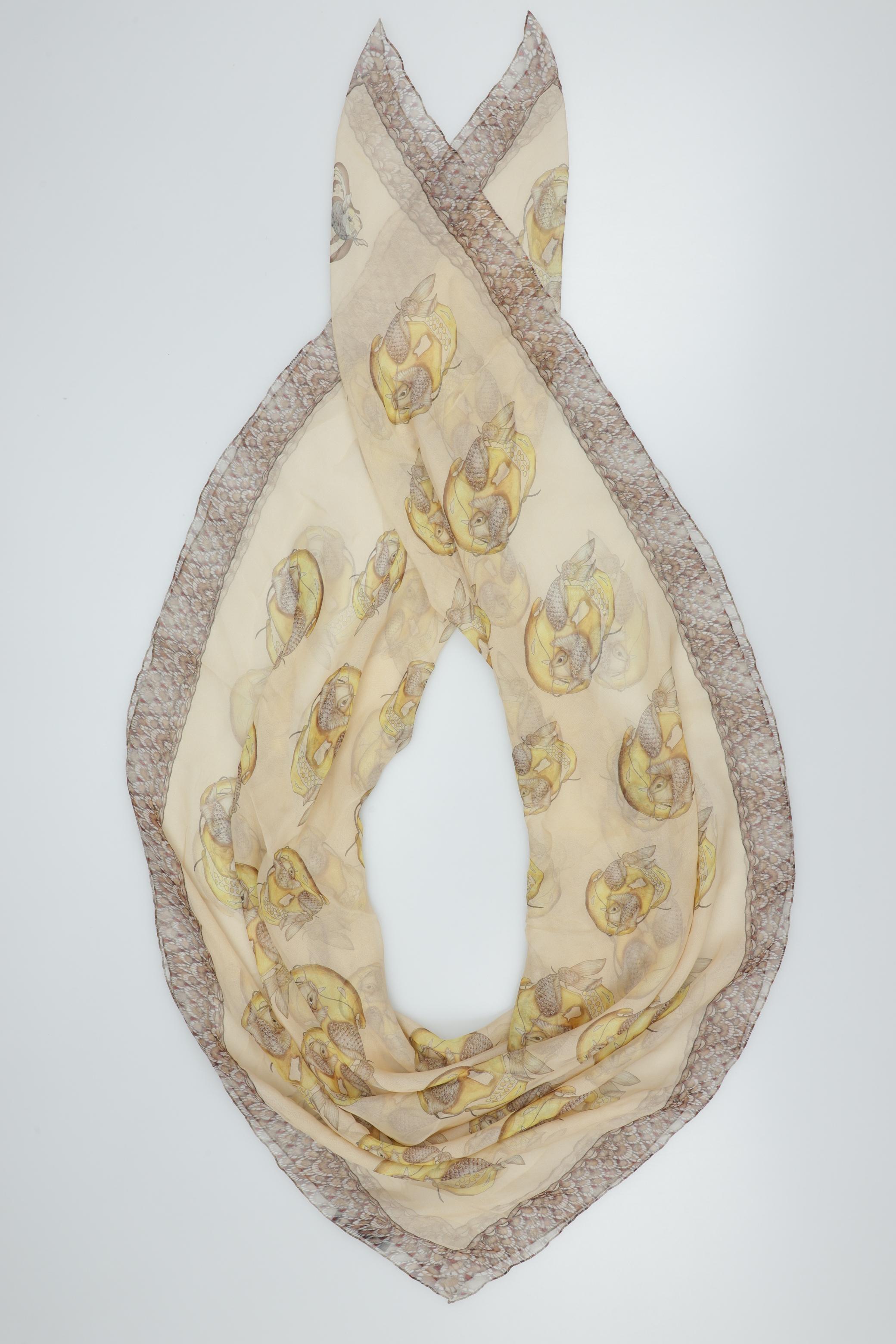 

Alexander McQueen Damen Schal, beige, Gr.
