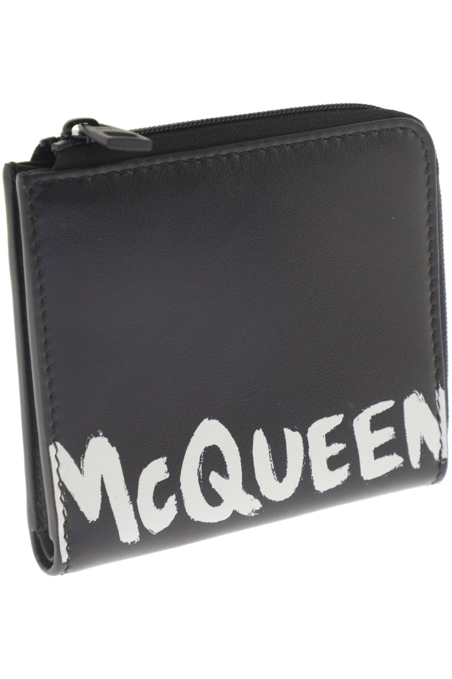 

Alexander McQueen Damen Portemonnaie, schwarz, Gr.