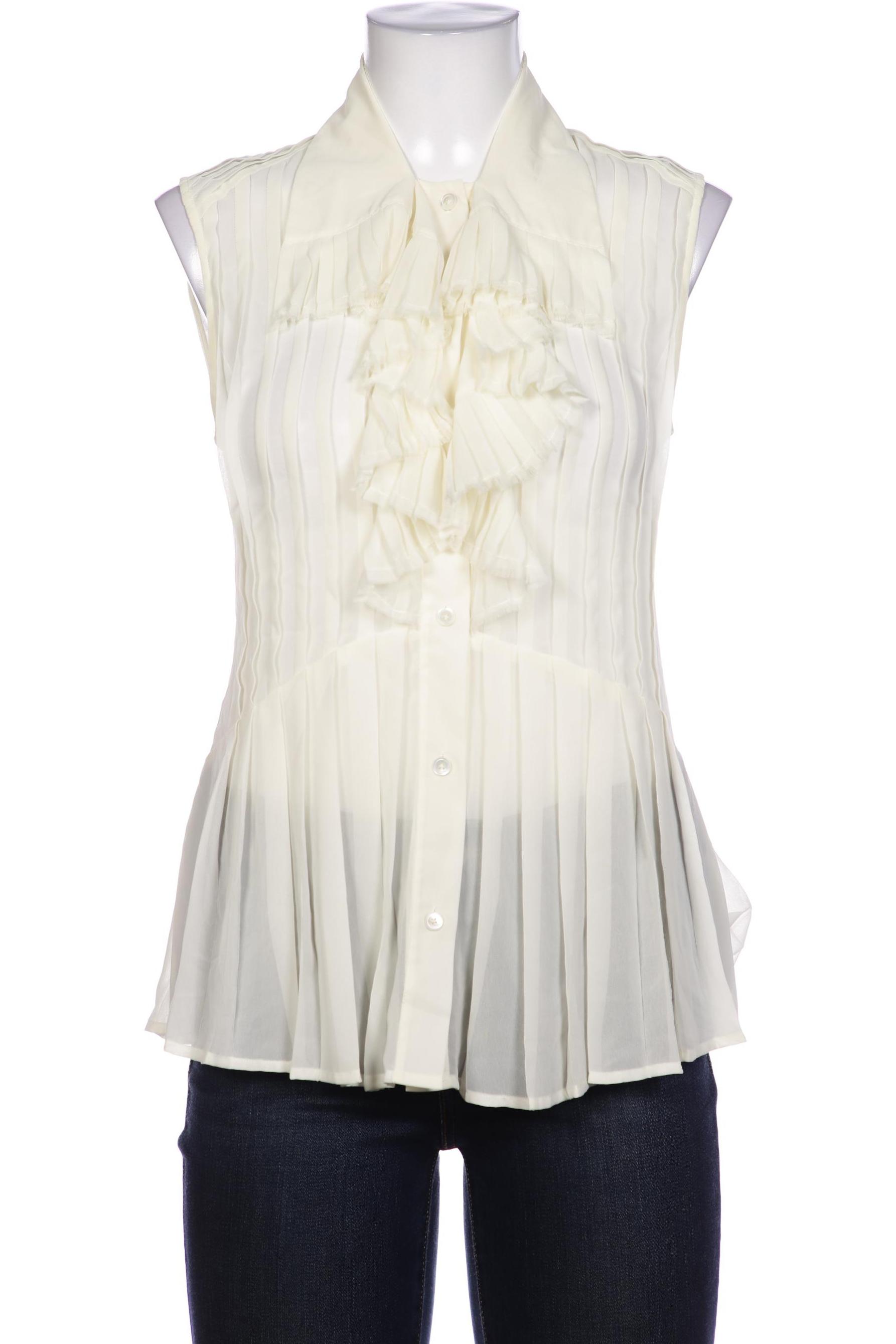 

Alexander McQueen Damen Bluse, cremeweiß, Gr. 40
