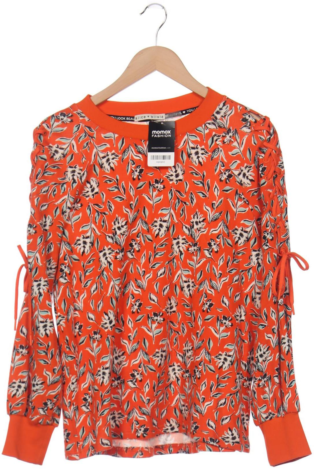 

alice + olivia Damen Sweatshirt, orange