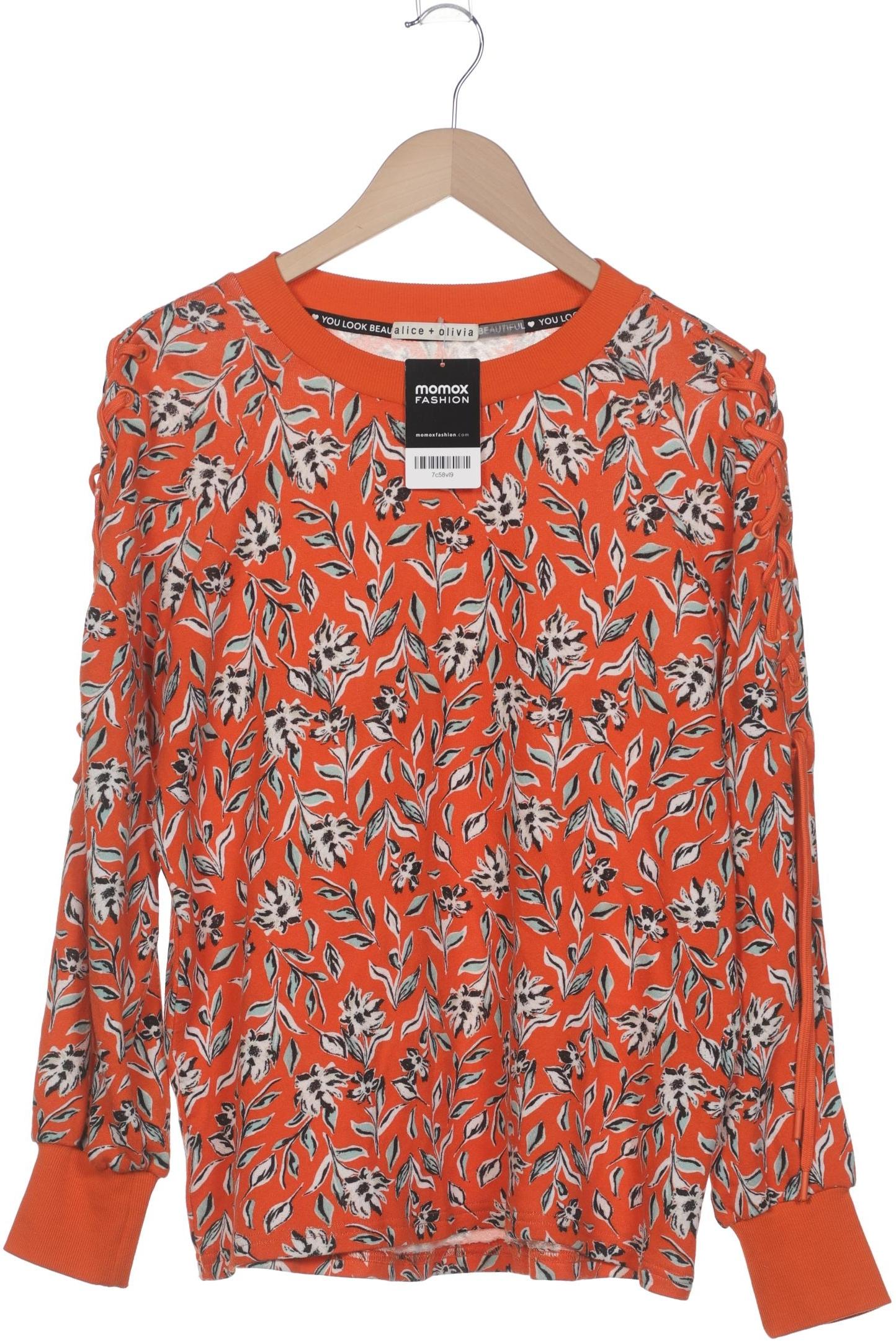 

alice + olivia Damen Sweatshirt, orange, Gr. 38