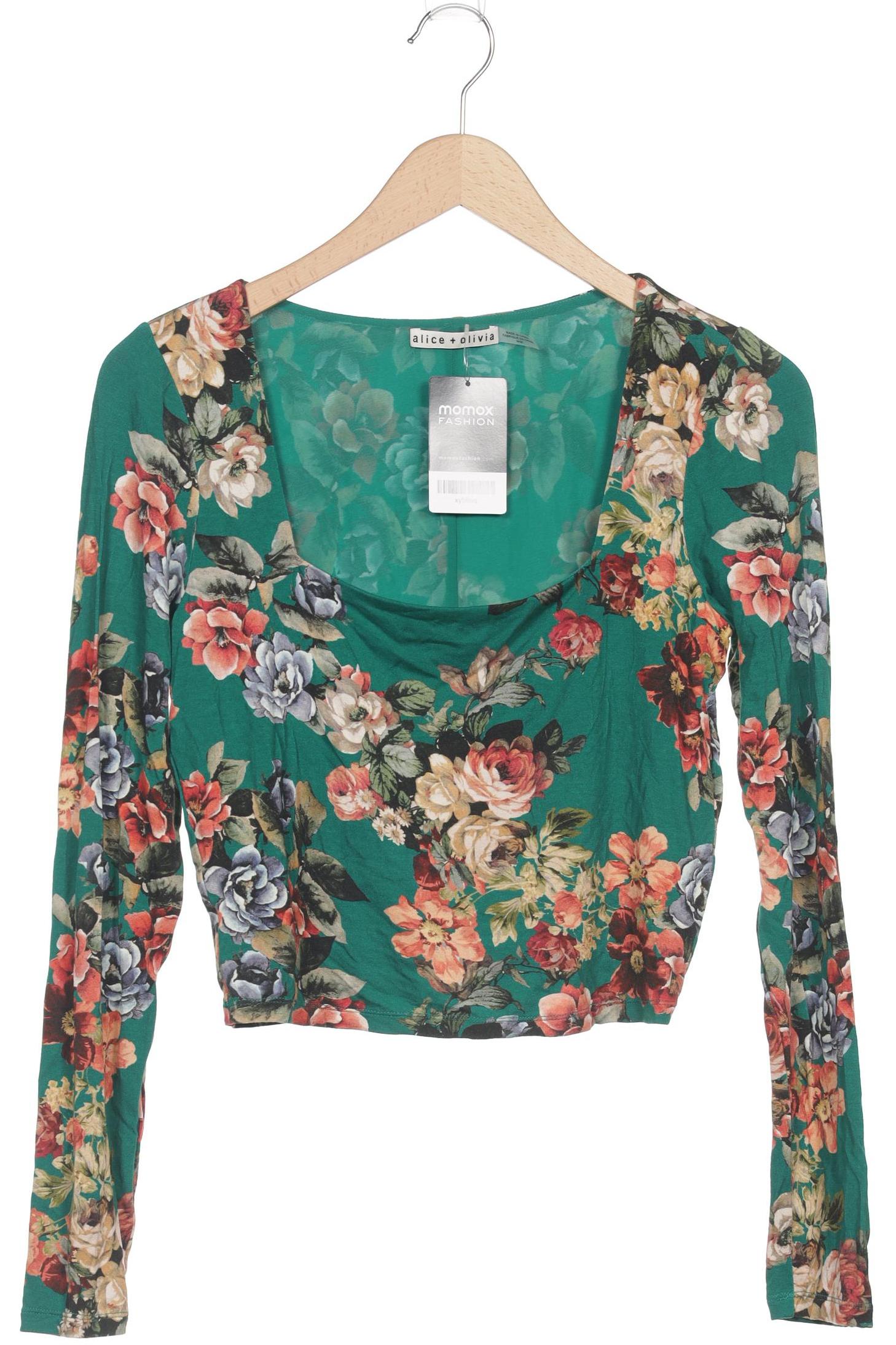 

alice + olivia Damen Langarmshirt, grün, Gr. 38