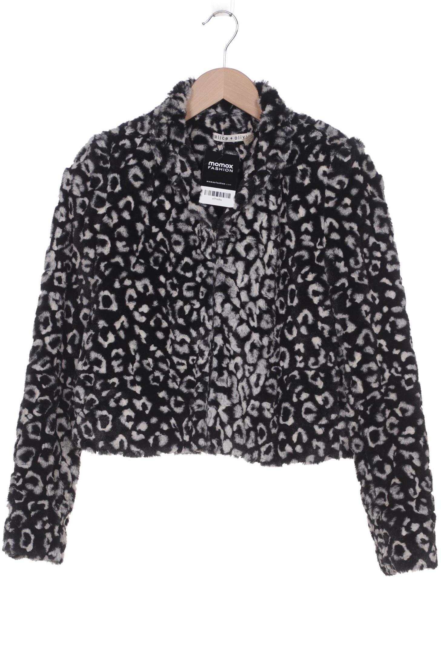 

alice + olivia Damen Jacke, schwarz, Gr. 34
