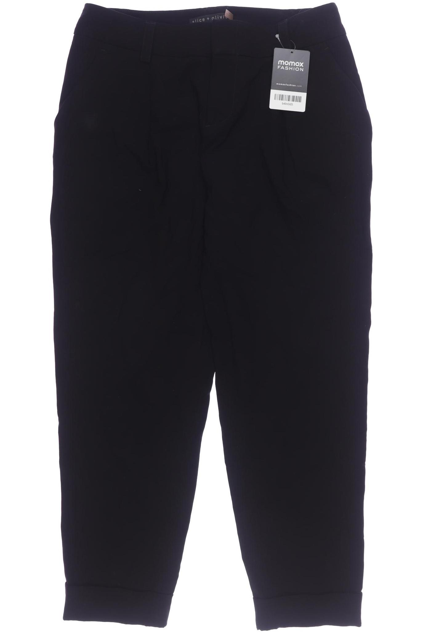 

alice + olivia Damen Stoffhose, schwarz, Gr. 4