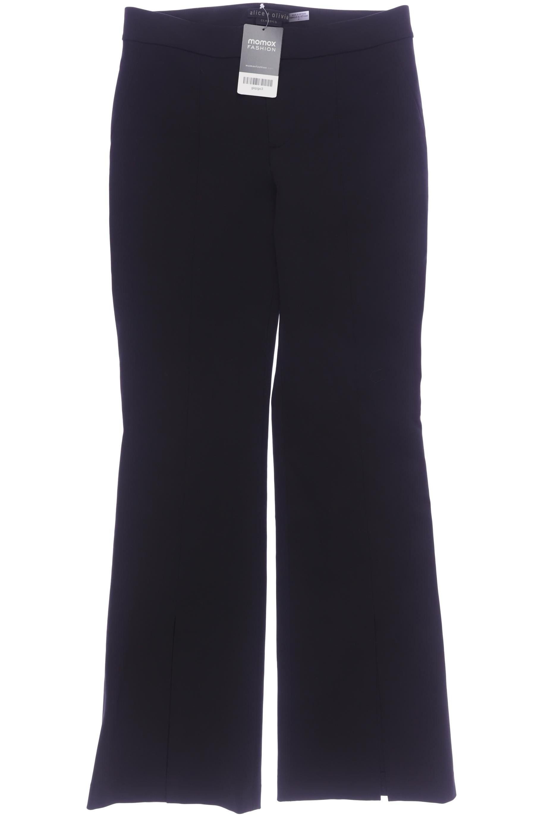 

alice + olivia Damen Stoffhose, schwarz, Gr. 4