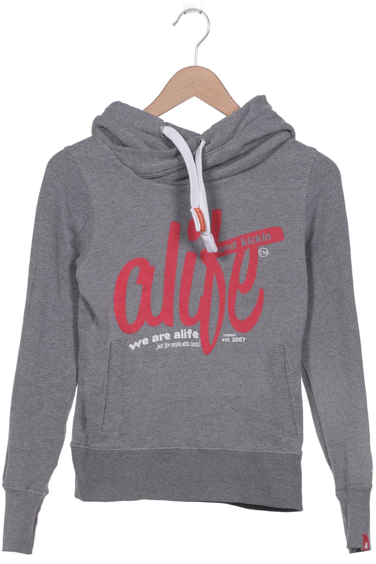 

Alife & Kickin Damen Kapuzenpullover, grau