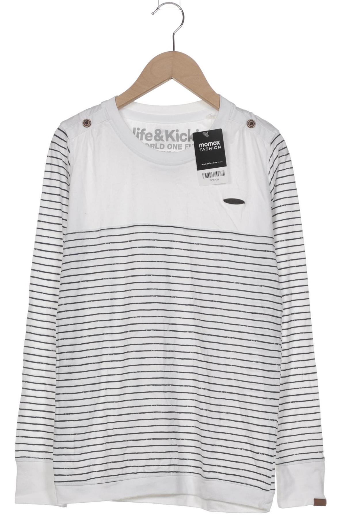 

Alife & Kickin Damen Langarmshirt, weiß, Gr. 36