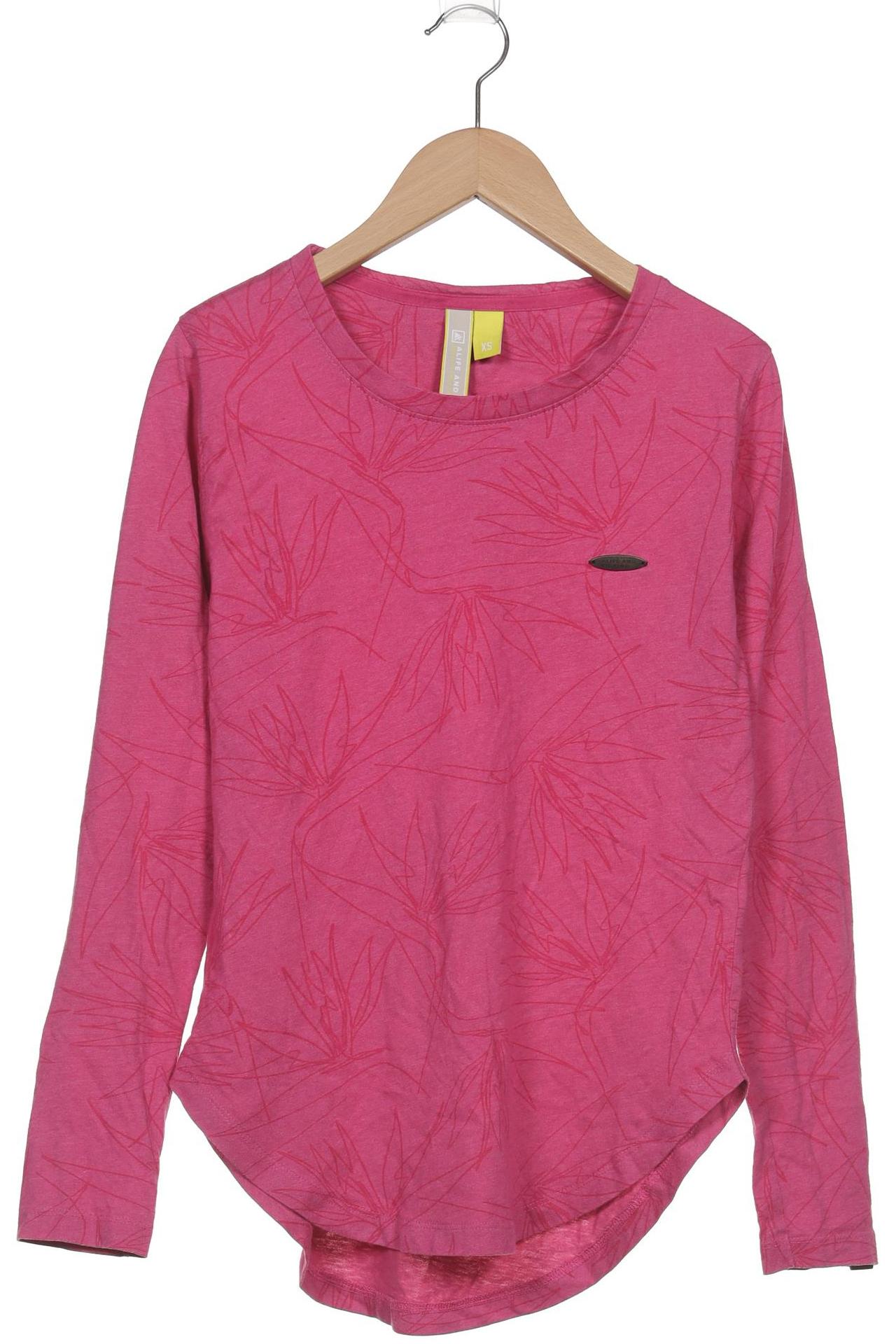 

Alife & Kickin Damen Langarmshirt, pink, Gr. 34