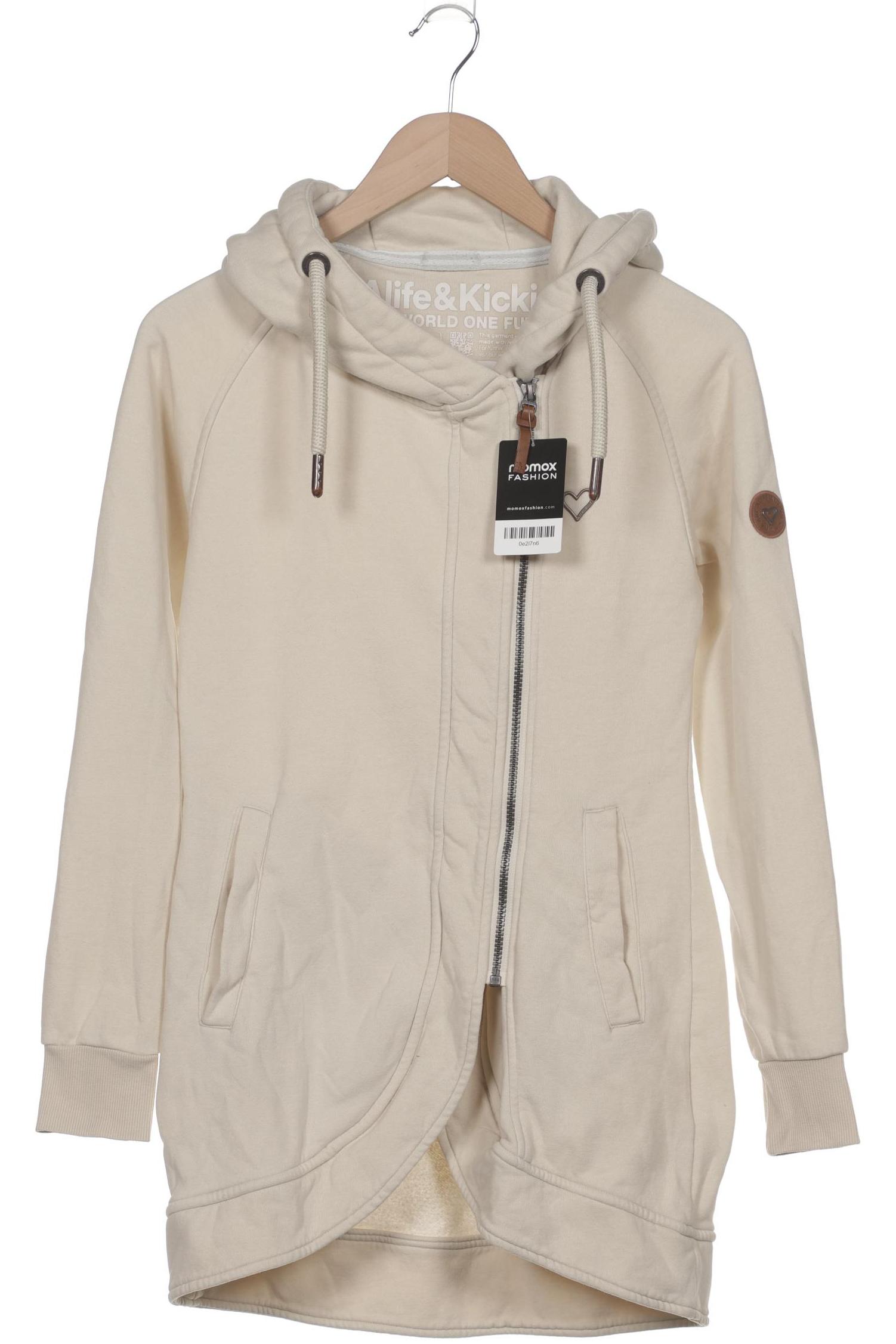 

Alife & Kickin Damen Kapuzenpullover, cremeweiß, Gr. 36