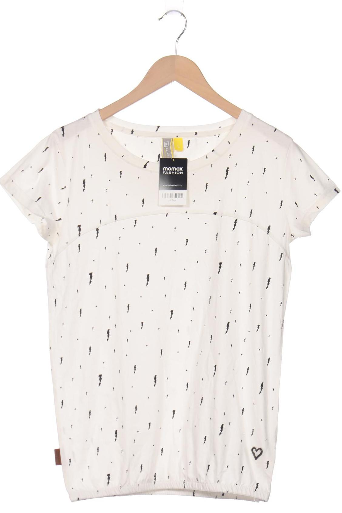 

Alife & Kickin Damen T-Shirt, cremeweiß, Gr. 42