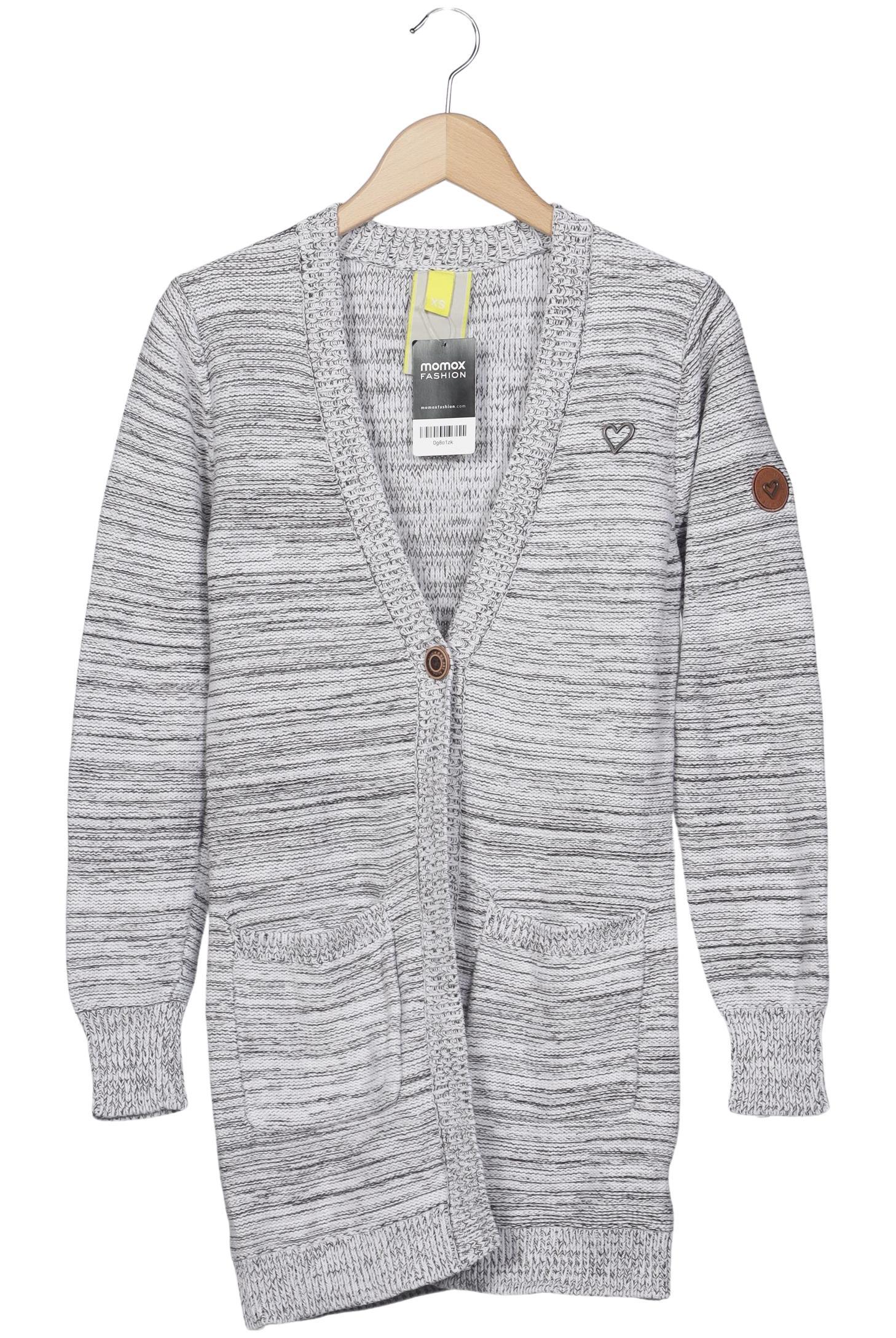 

Alife & Kickin Damen Strickjacke, grau, Gr. 34